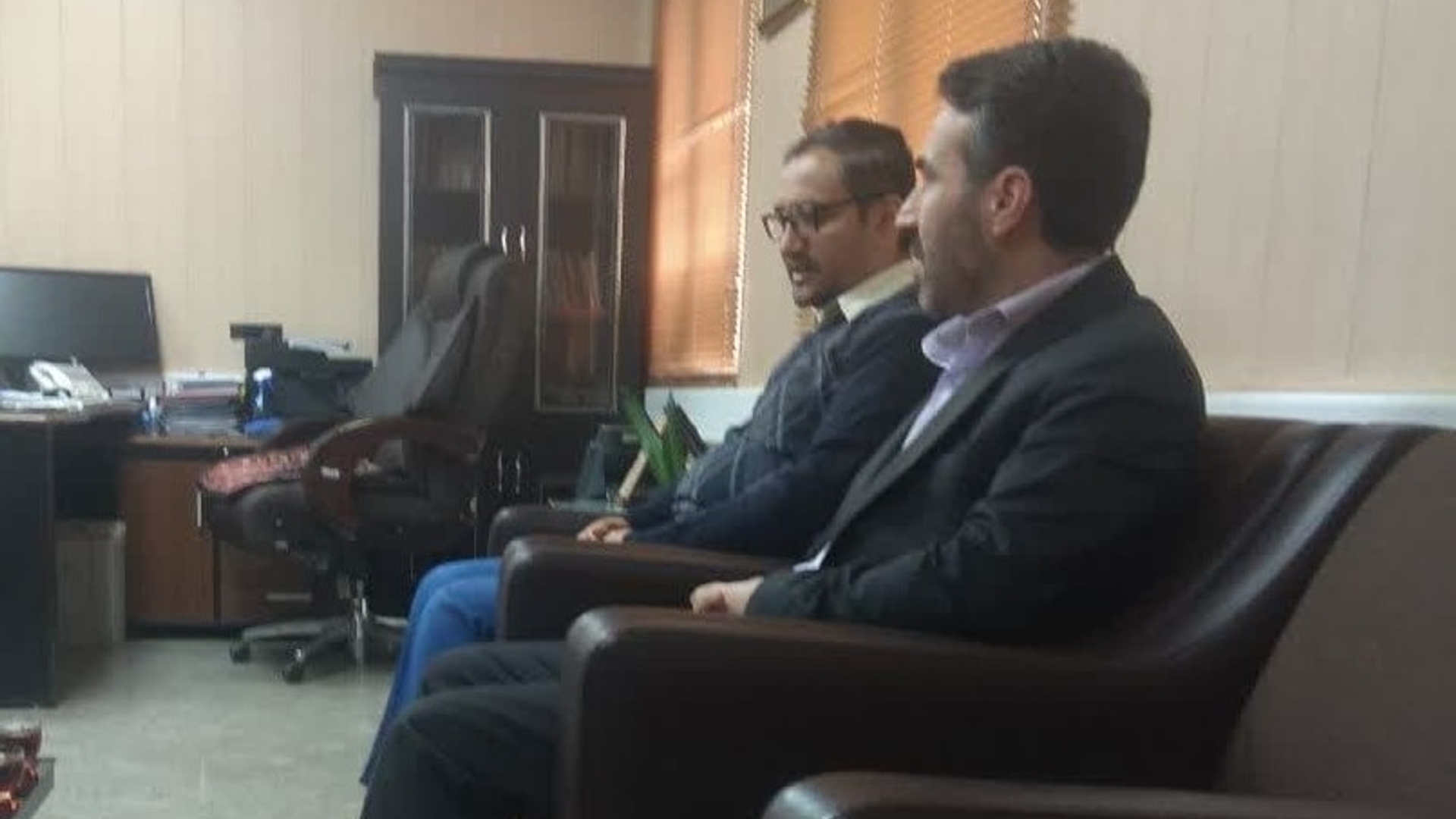 دیدار مهندس نعیمی با فرماندار کمیجان و بررسی مسائل فناوری اطلاعات  آن فرمانداری