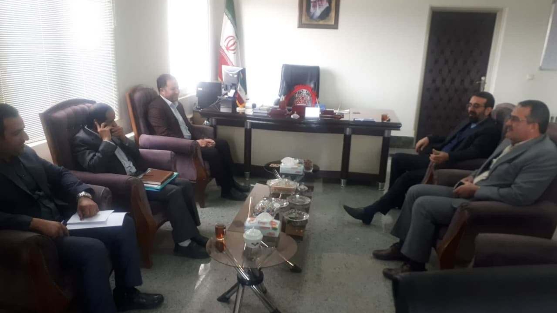 بازدید دکتر بهنام نظری معاون سیاسی ،امنیتی و اجتماعی استانداری از شهرستان خنداب