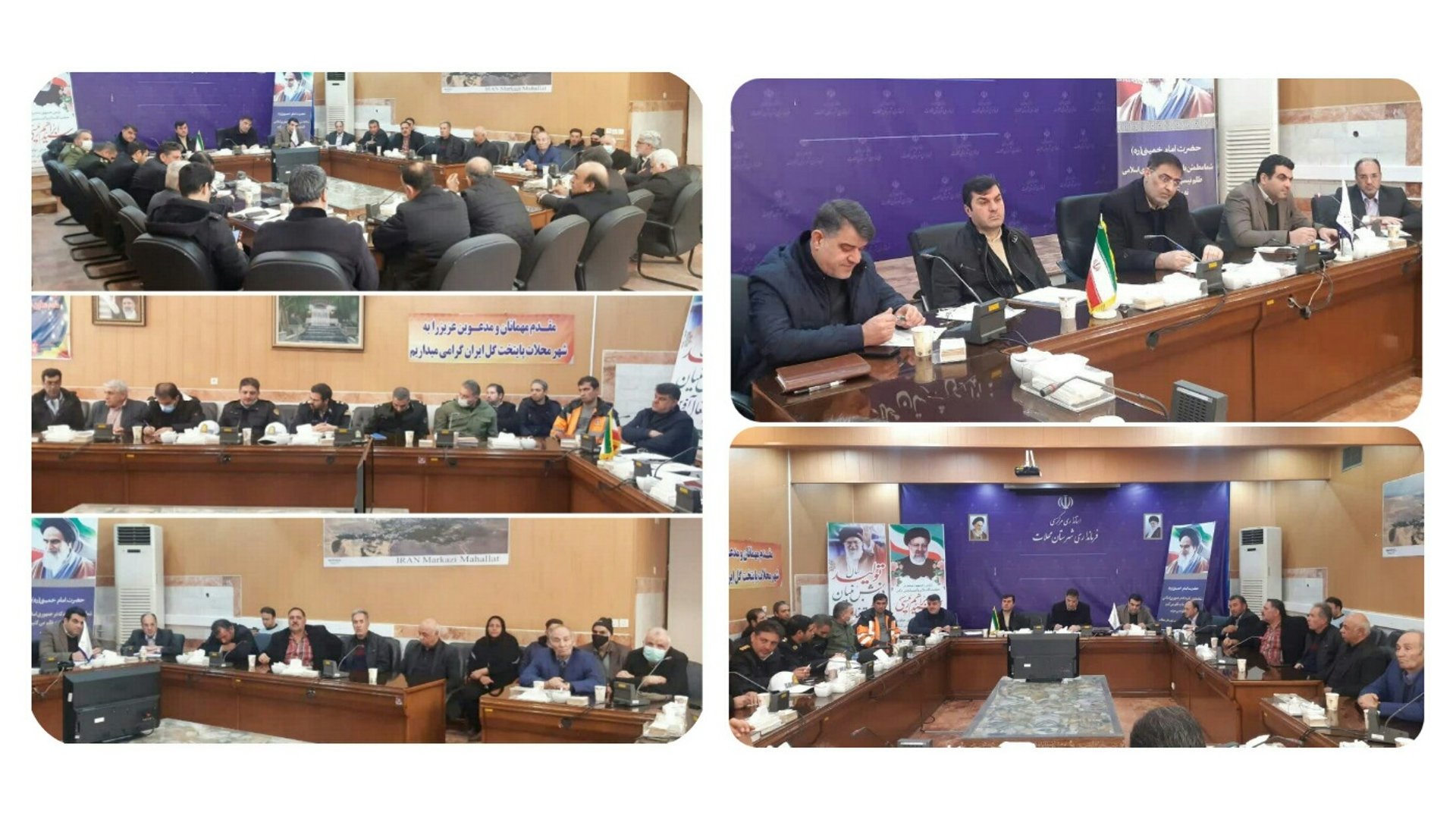 جلسه ایمن سازی محور نیم ور - دلیجان