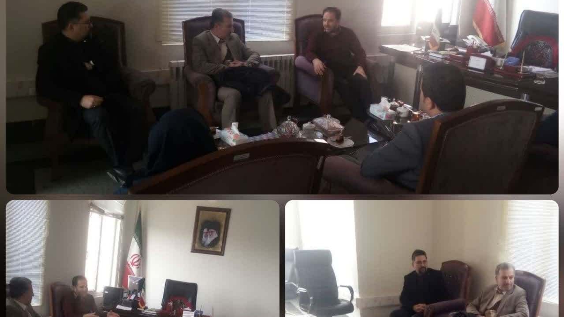 دیدار سرپرستی پست بانک استان مرکزی با فرماندار