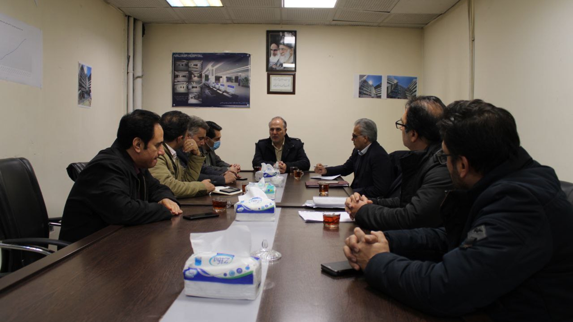 بازدید از روند ساخت بیمارستان ولی عصر(عج)