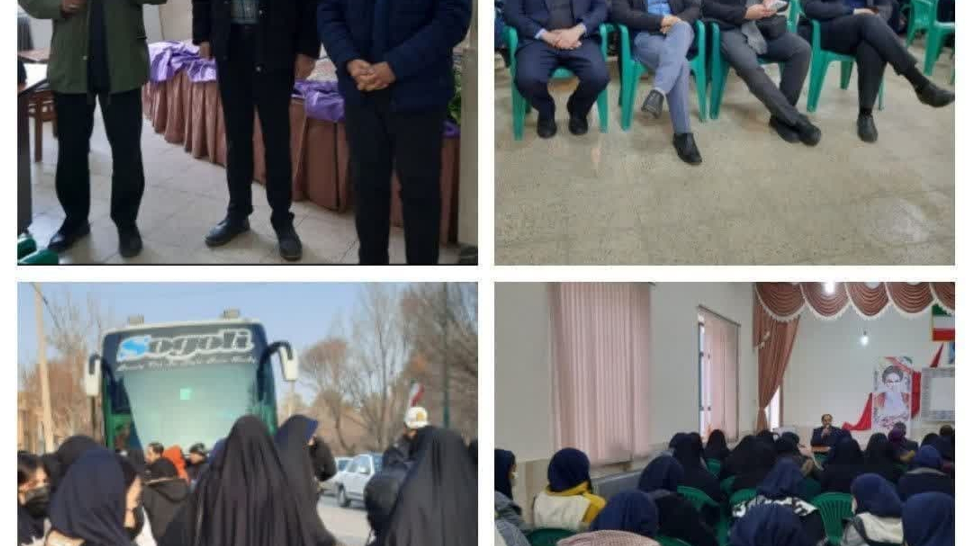 برگزاری مراسم بدرقه و اعزام دانش آموزان تفرشی به اردوی راهیان نور