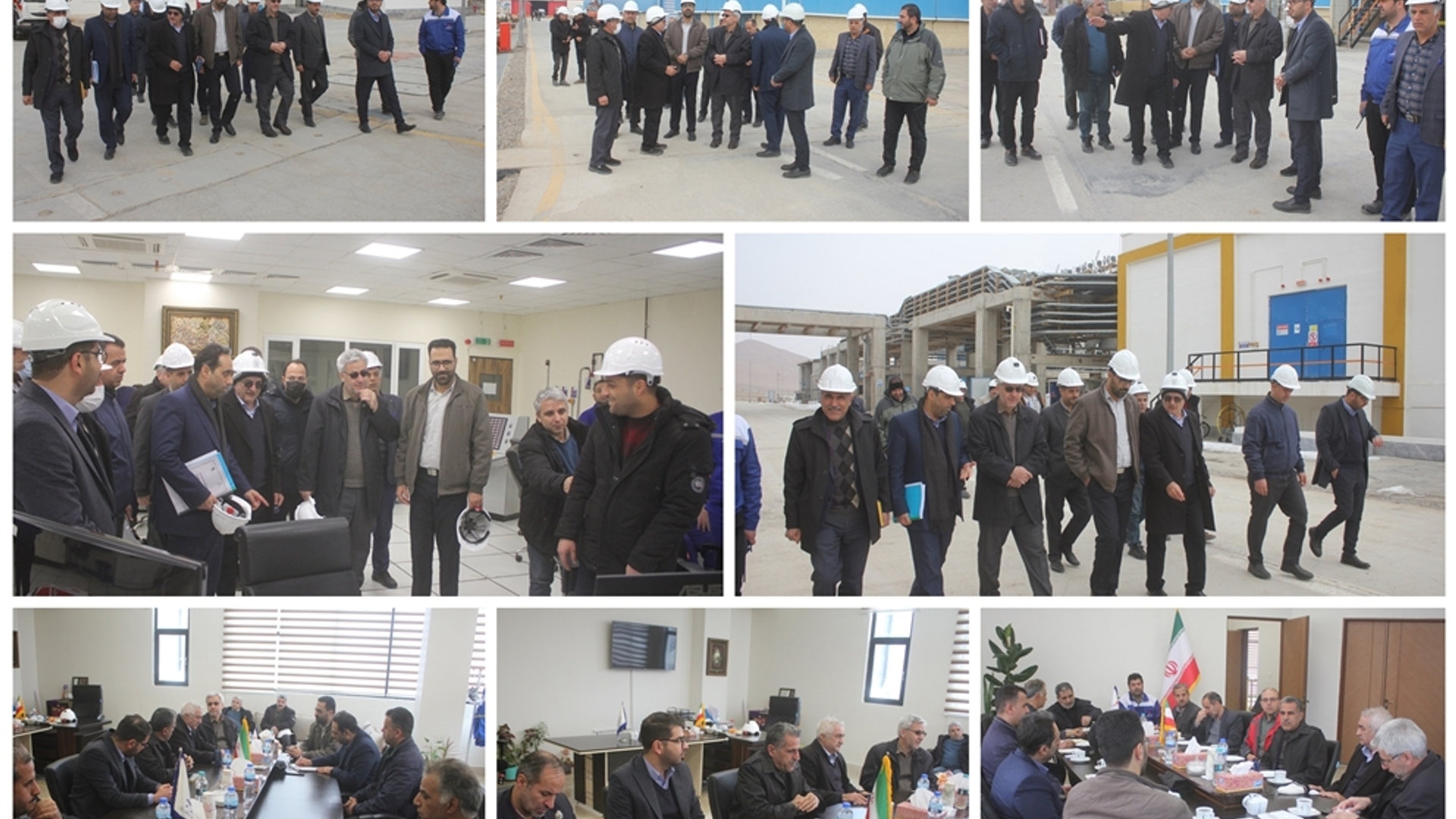 فرماندار و مدیر کل پدافند غیر عامل استان از شرکت دی آریا پلیمر خمین بازدید کردند