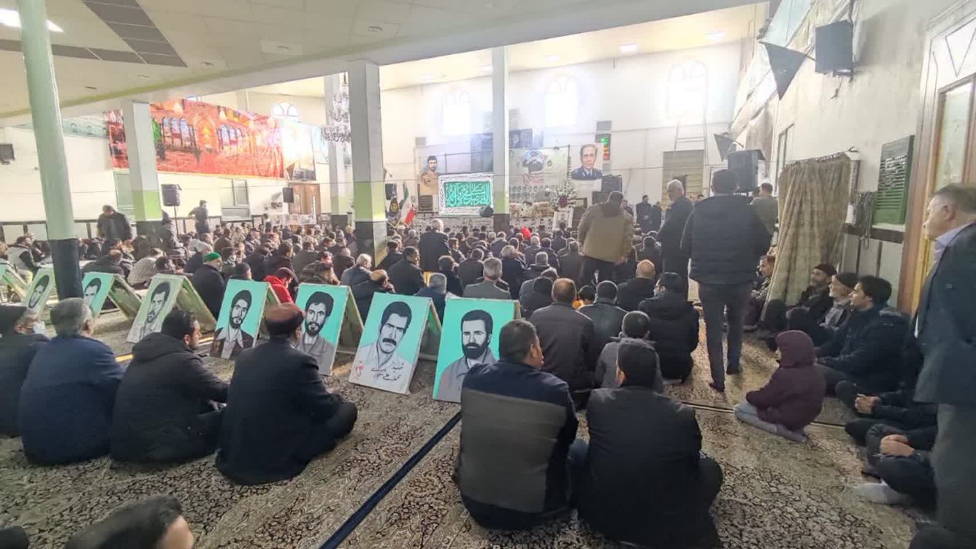 🌷اولین سالگرد شھید رضا خواجوی و یادواره شهدای روستای غیاث آباد برگزار شد