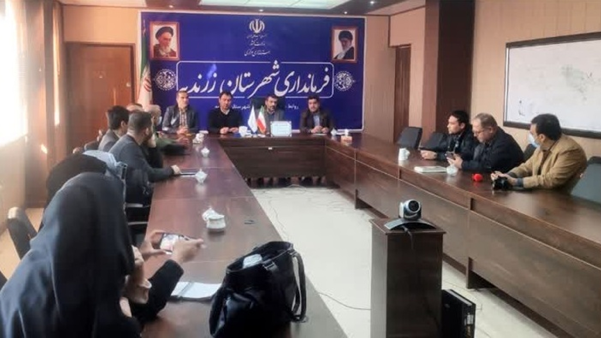جلسه هم  اندیشی اصحاب رسانه به ریاست جناب آقای مهری سرپرست فرمانداری زرندیه