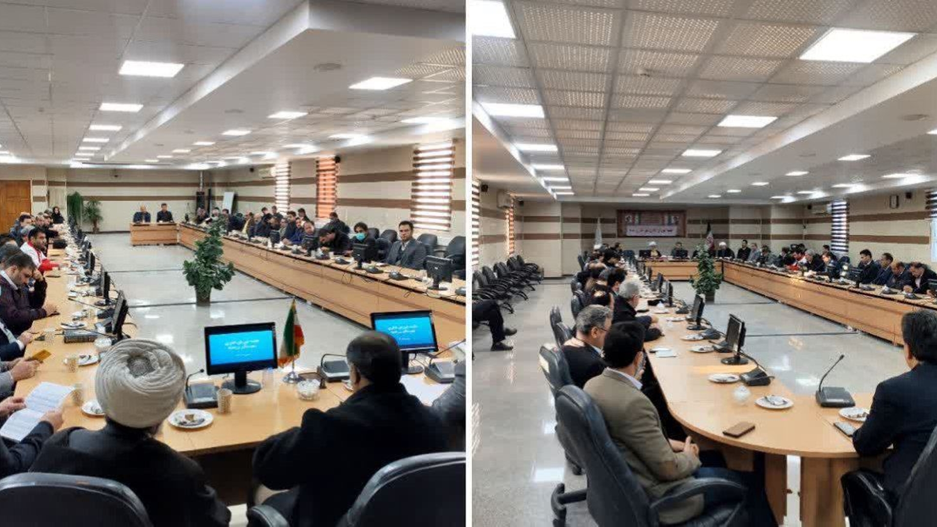 جلسه شورای اداری شهرستان زرندیه در آغازین روز چهل و چهارمین سالروز دهه مبارک فجر