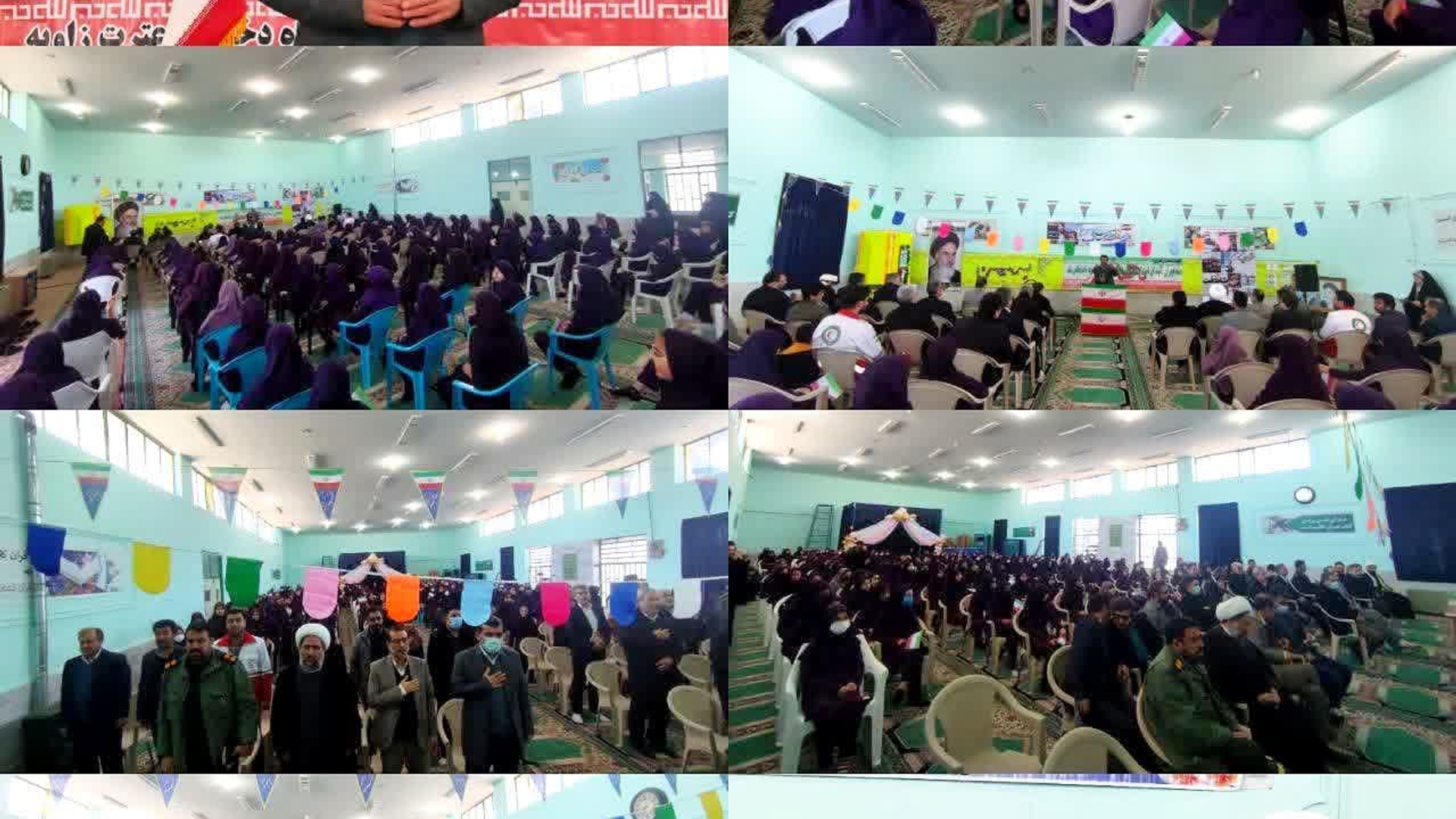 نواخته شدن رنگ انقلاب در مدارس شهرستان زرندیه