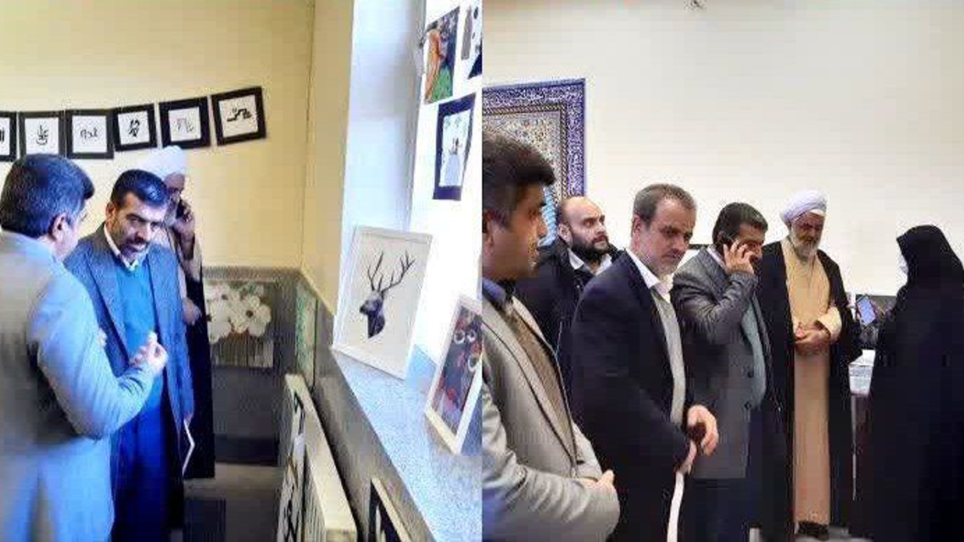 بازدید سرپرست محترم فرمانداری از غرفه هنرستان موعود در اولین روز دهه مبارک فجر