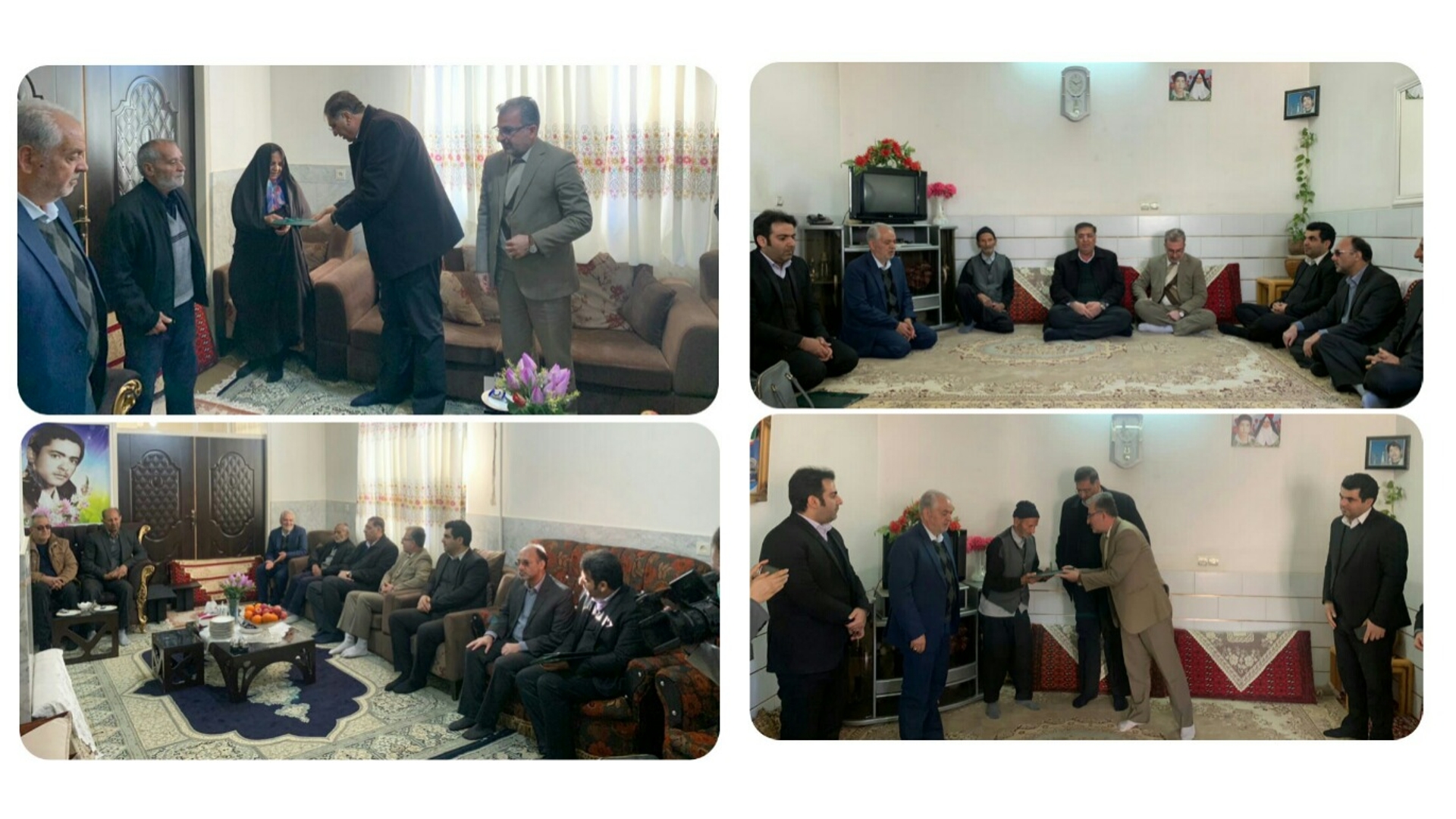 دیدار با خانواده معظم دو شهید والامقام