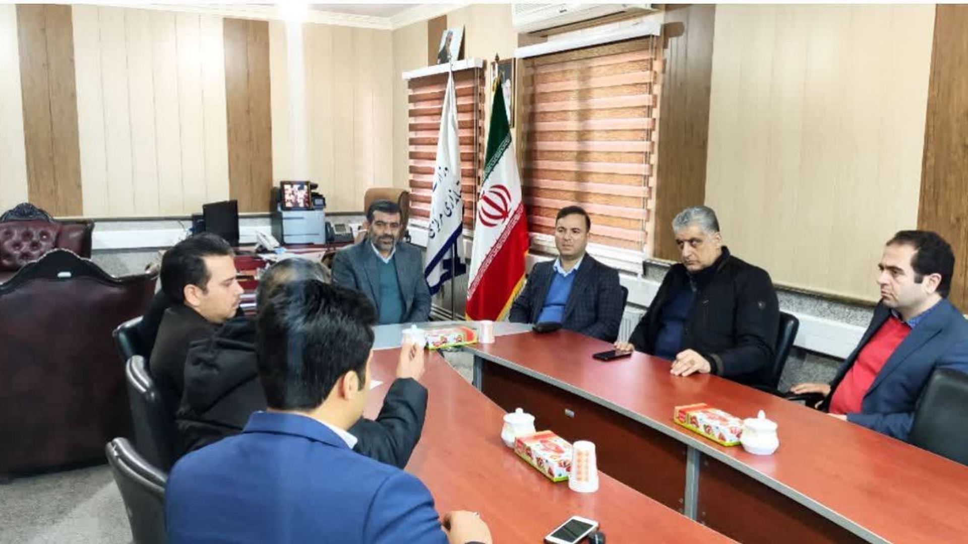 نشست رئیس سازمان نظام مهندسی با سرپرست محترم فرمانداری زرندیه