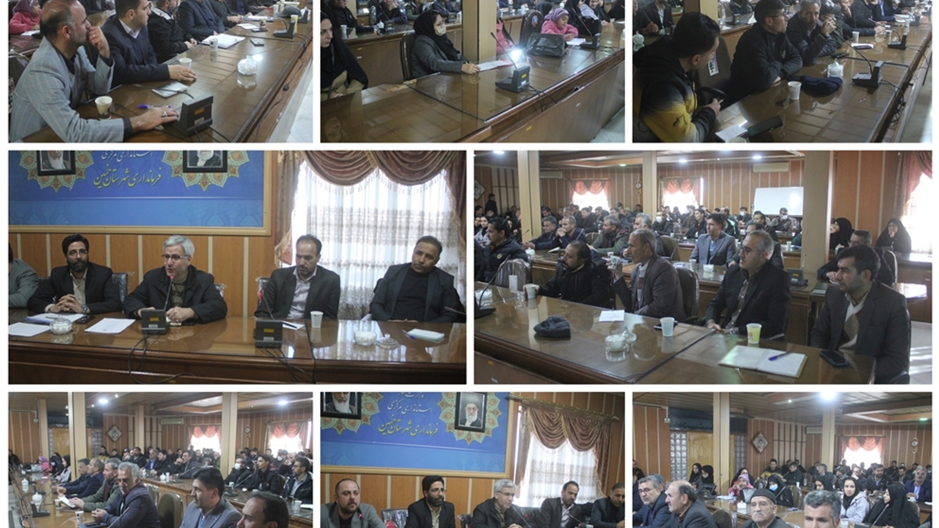 جلسه توجیهی اجرای طرح طرح کالابرگ الکترونیکی در شهرستان خمین برگزار شد