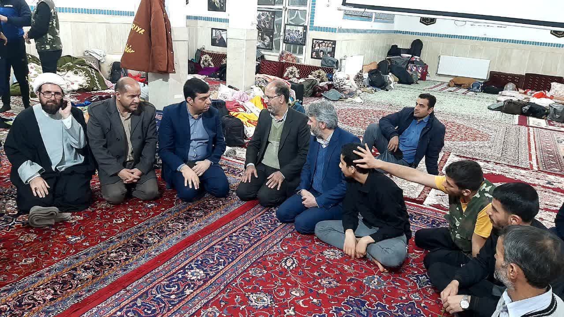 بازدید و سرکشی فرماندار محترم از مراسمات اعتکاف مساجد صاحب الزمان عج فاز یک شهرک شهید بهشتی ،نبی اکرم ص ،صاحب الزمان عج سی متری فوتبال و مسجد جامع روستای قانیارق علیا