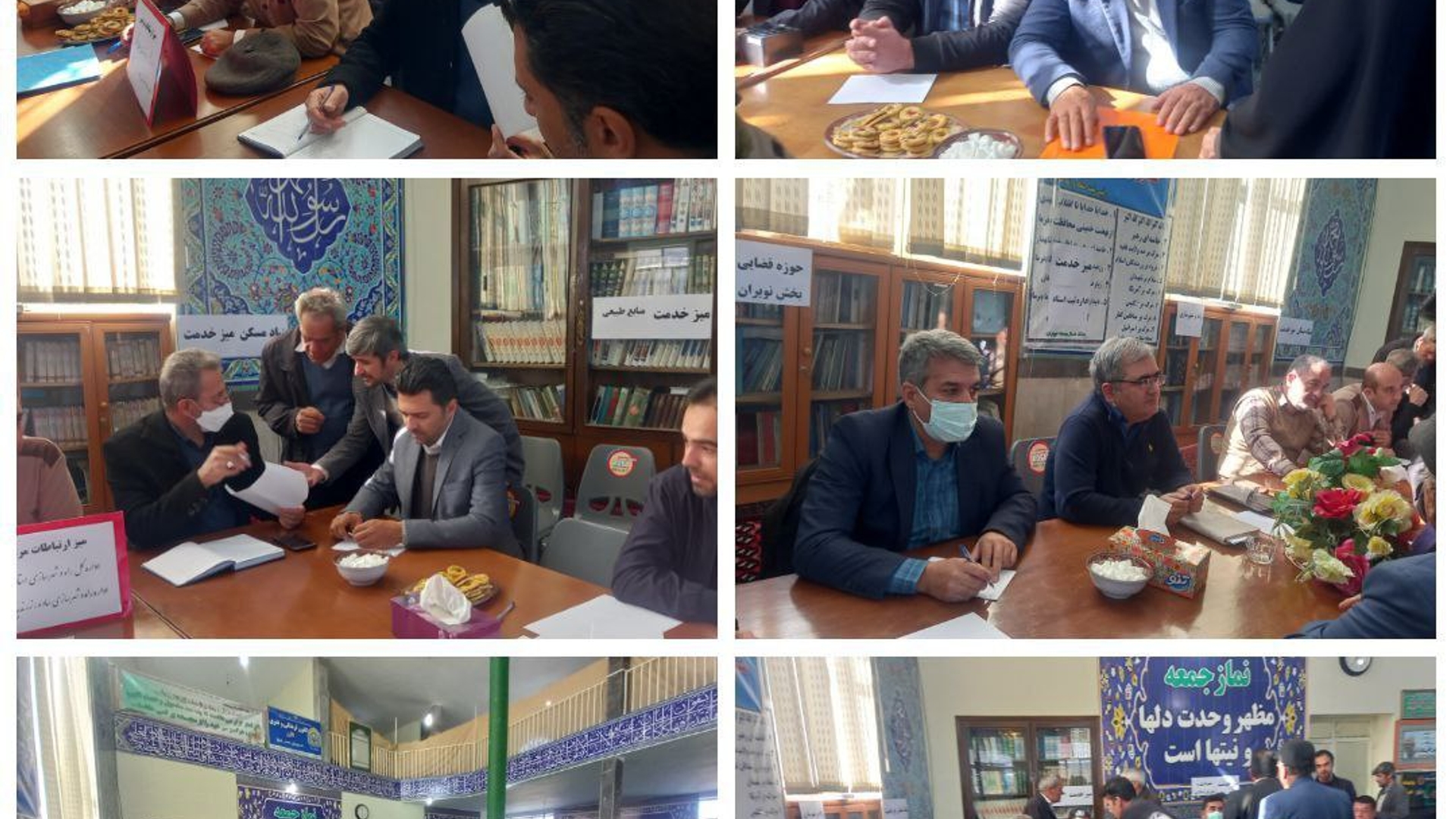 میز ارتباطات مردمی  "رایحه‌ی خدمت" در نوبران