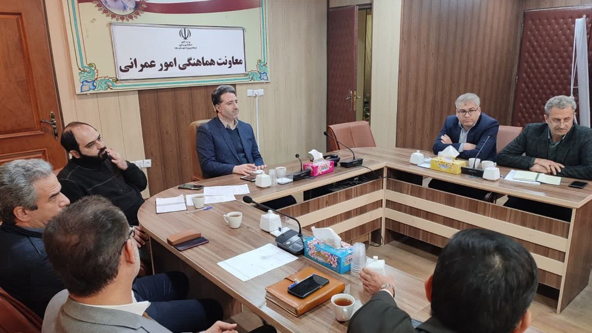 جلسه ساماندهی ساخت و ساز های غیر مجاز و پیشگیری از ساخت و ساز غیرمجاز