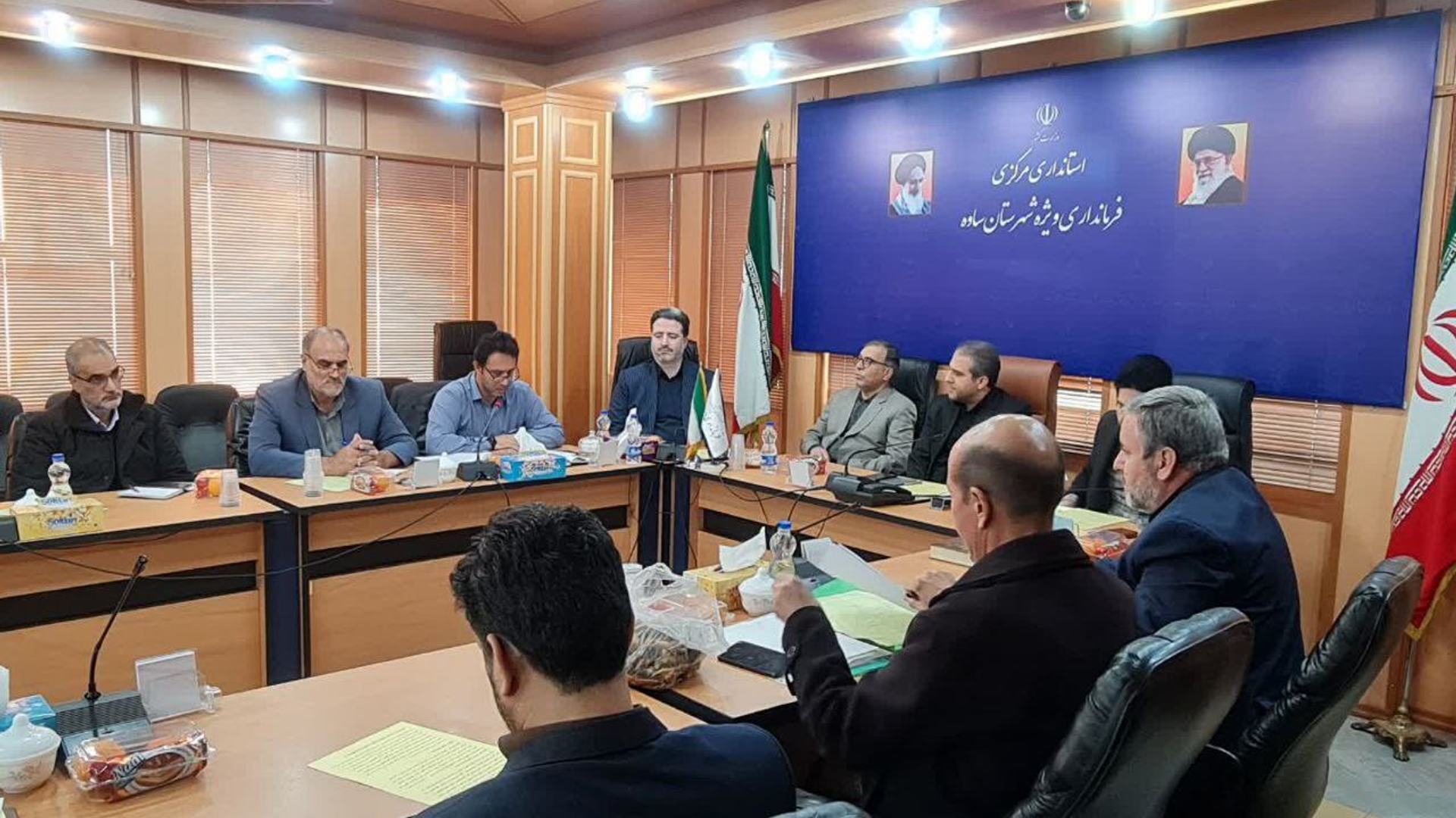 جلسه کارگروه مدیریت پسماند و کارگروه جلوگیری از آلودگی آب و مدیریت فاضلاب