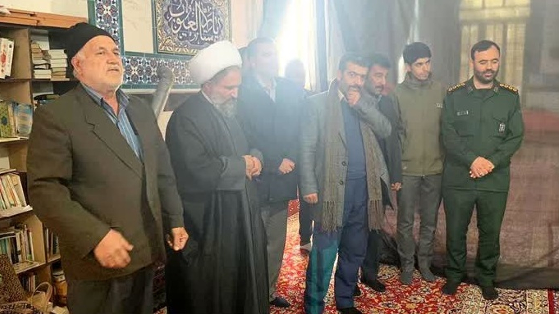 بازدید سرپرست فرمانداری از جمع اعتکاف کنندگان روستای حکیم آباد