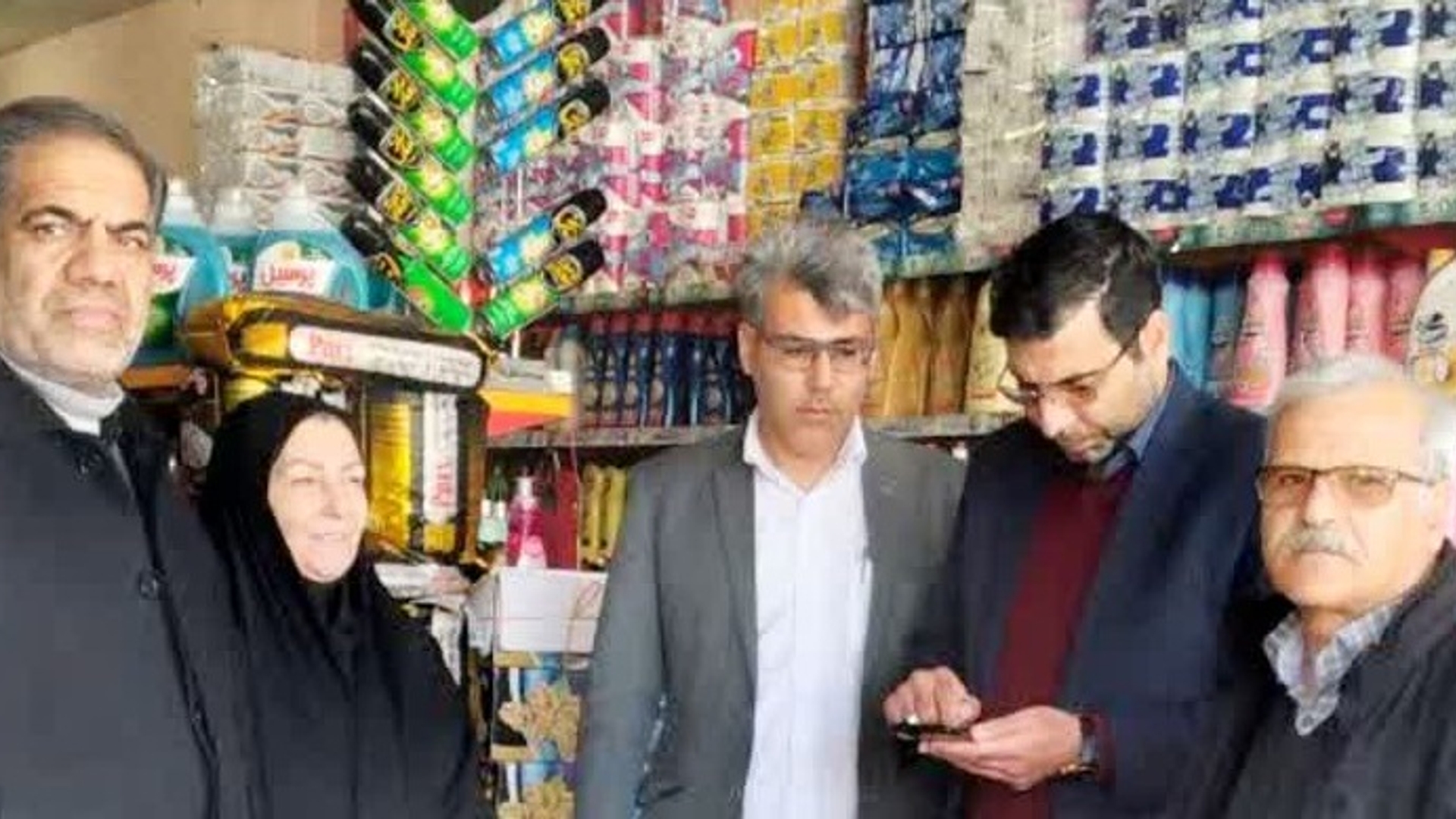 بازدید از تعدادی واحد صنفی به منظور  آشنایی اپلیکیشن شما ( شبکه ملی اعتبار )