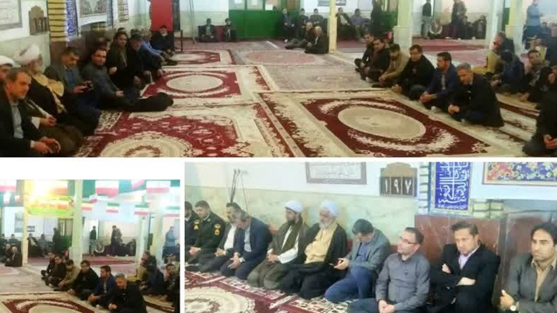 حضور فرماندار بین نمازگزاران و اهالی محترم روستای علیشار