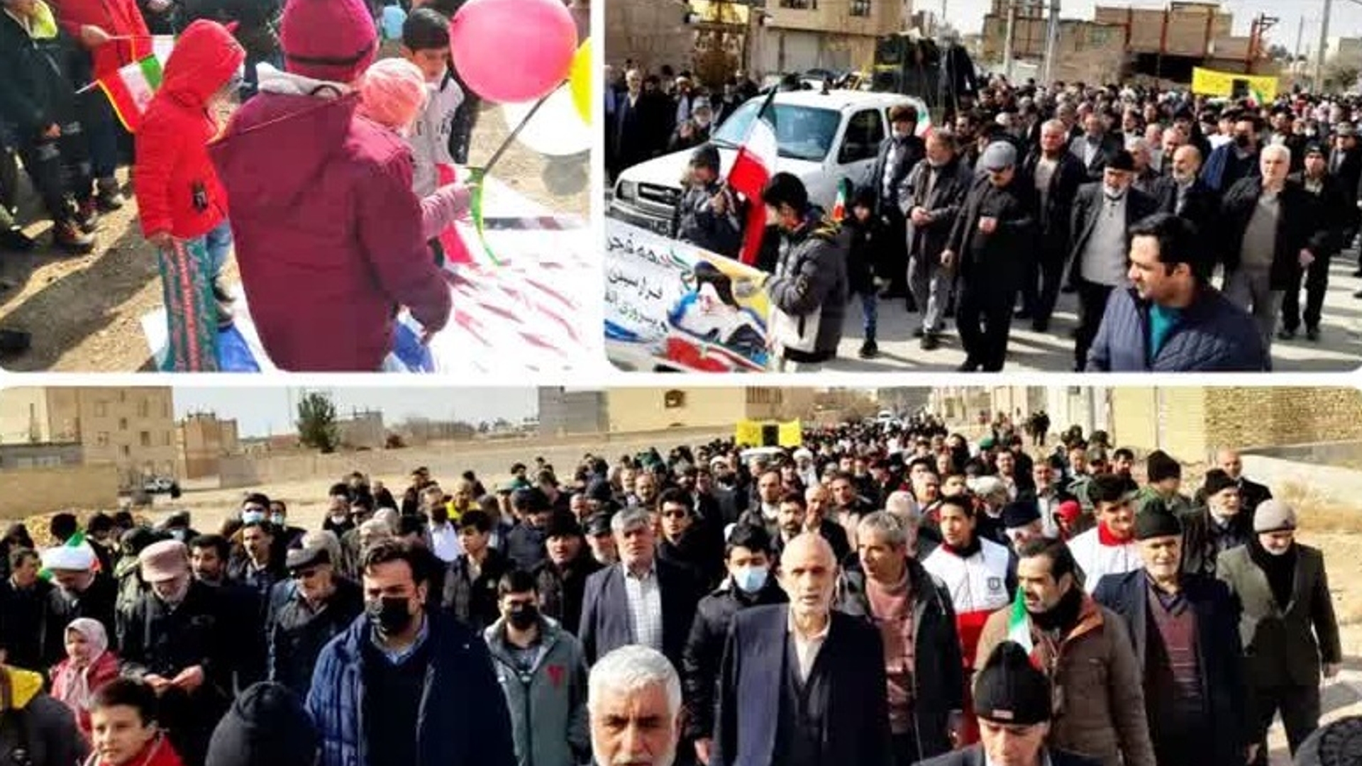 خروش انقلابی مردم غیور زاویه  شهرستان زرندیه