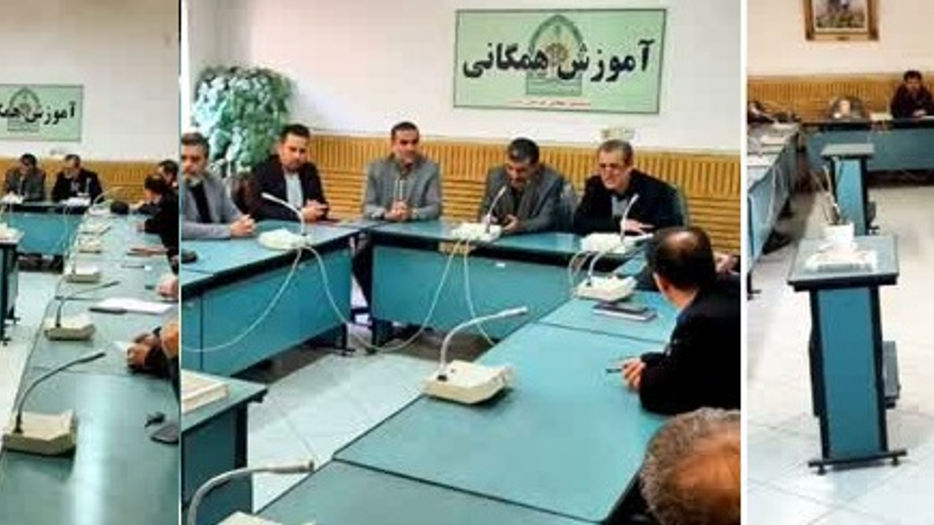 جلسه مشترک دهیاران روستاهای دو بخش زاویه و مرکزی