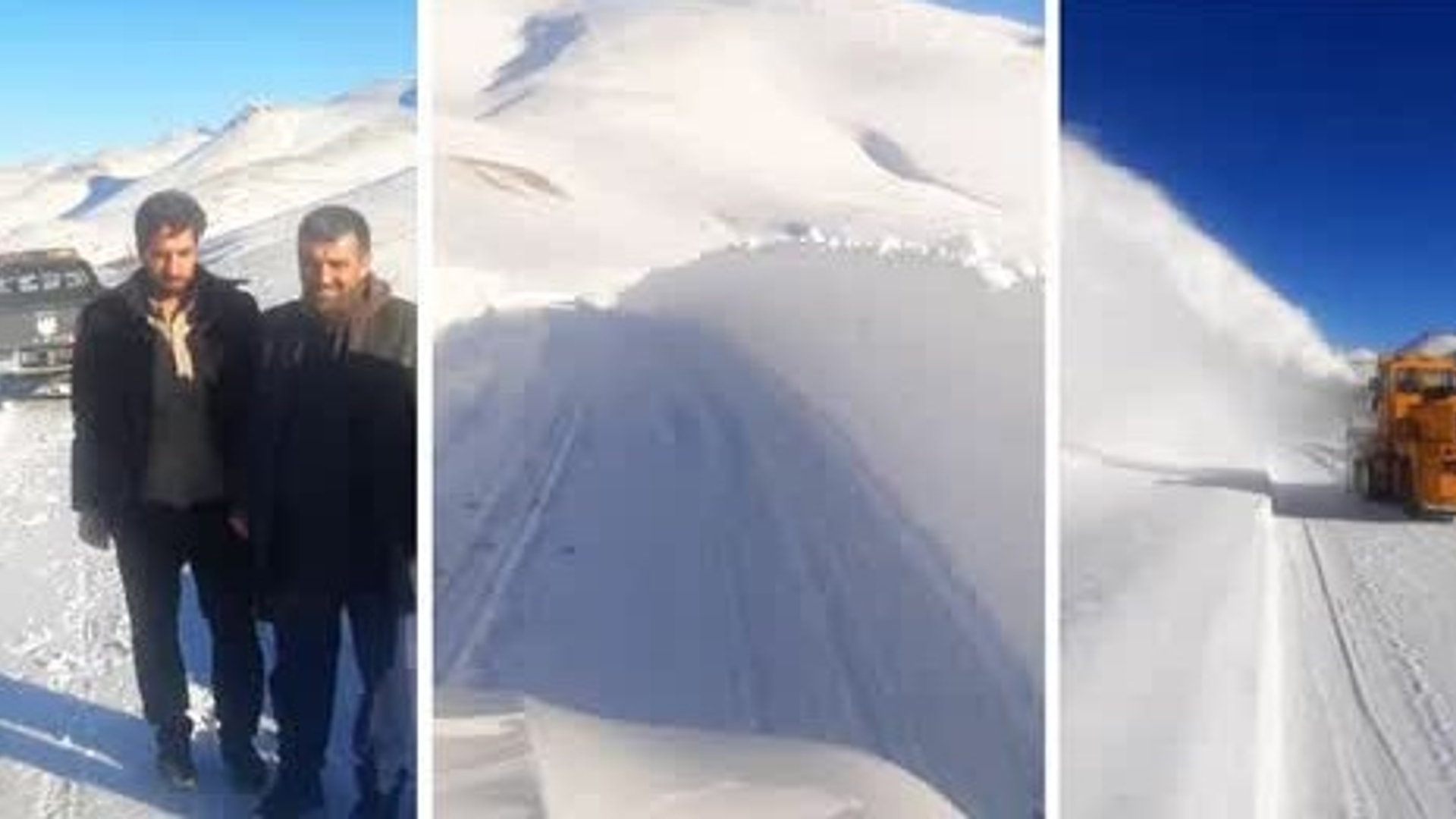 بازدید فرماندار از روند بازگشایی محور های روستایی بخش خرقان