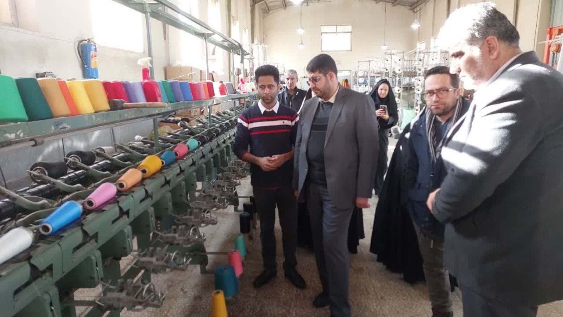 افتتاح کارخانه جوراب بافی