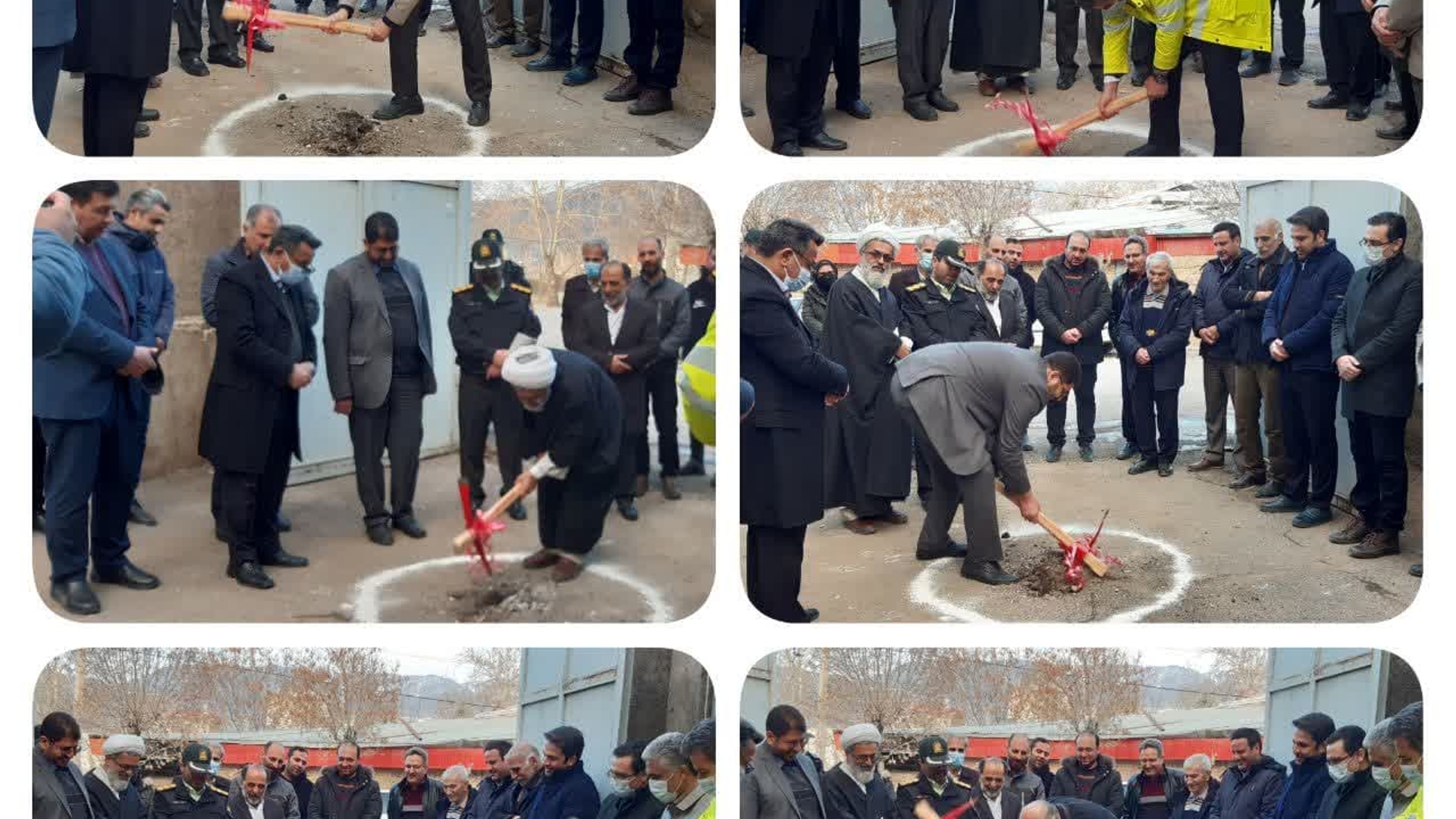 آیین کلنگ‌زنی چهارمین مرکز فوریتهای پزشکی شهرستان‌ تفرش