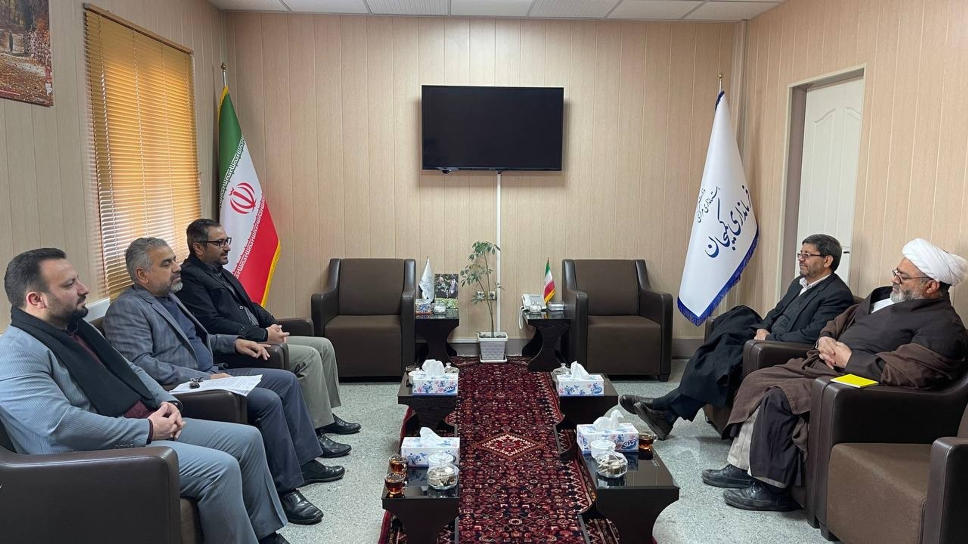 دیدار مدیرکل دفتر امور اجتماعی و فرهنگی استانداری با فرماندار