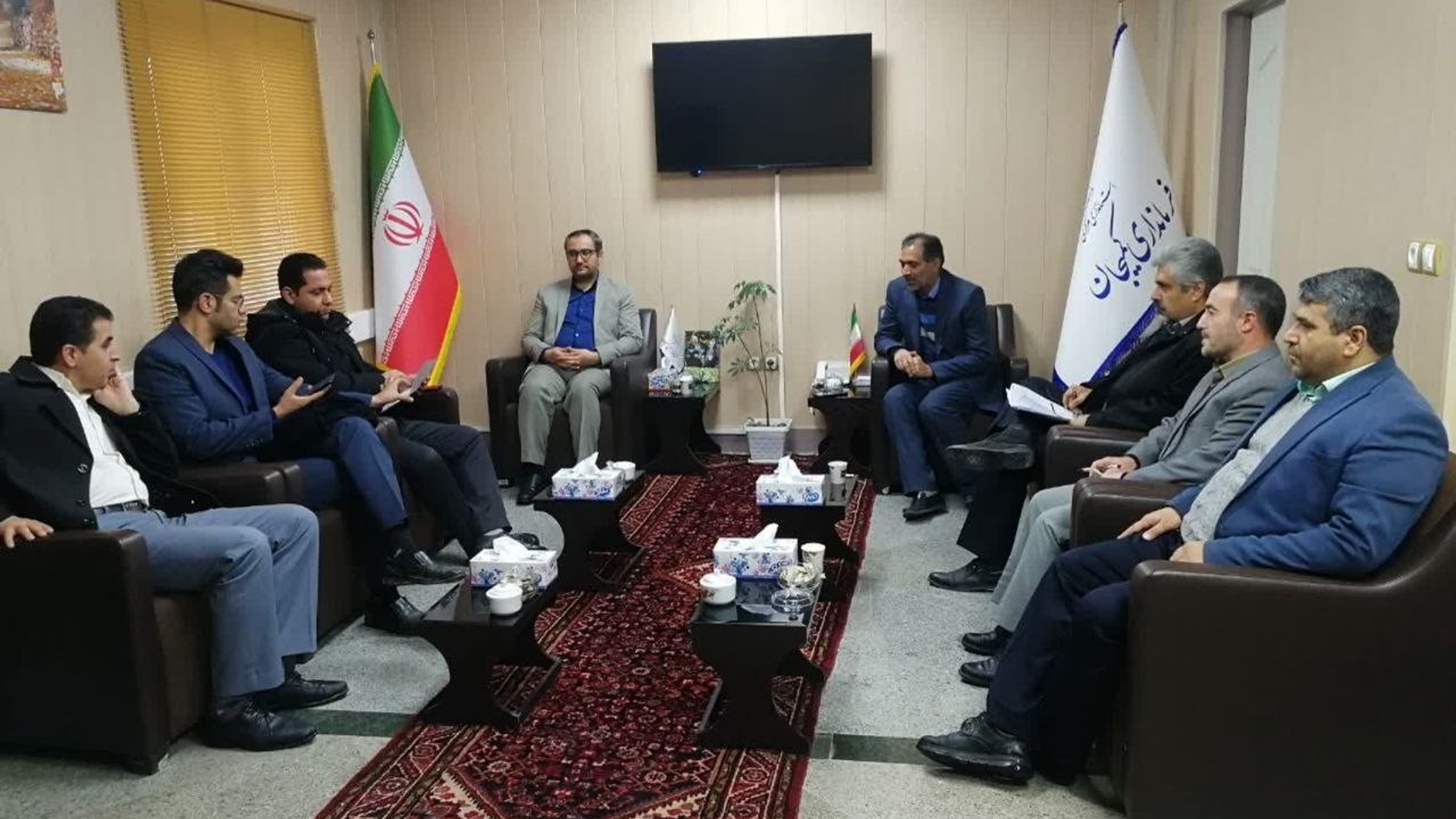 بررسی مشکلات حوزه مخابرات شهرستان با حضور مدیرعامل شرکت مخابرات استان