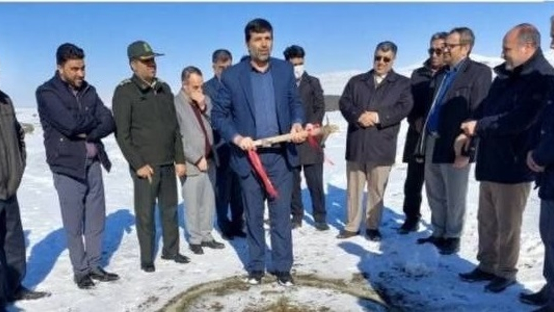 مراسم کلنگ زنی ساخت مدرسه روستای راستگردان برگزار گردید