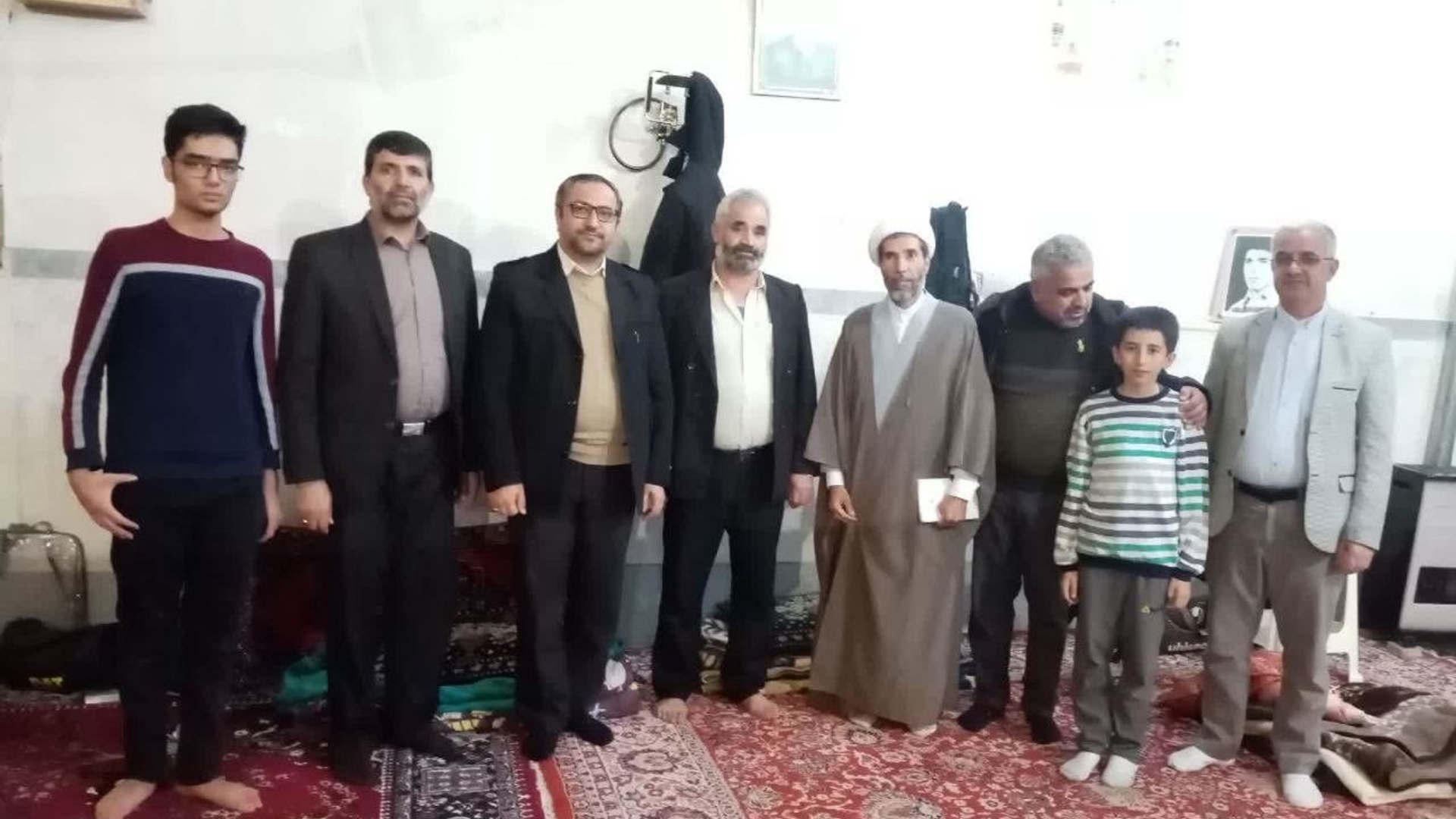 حضور فرماندار در جمع معتکفین شهر کمیجان