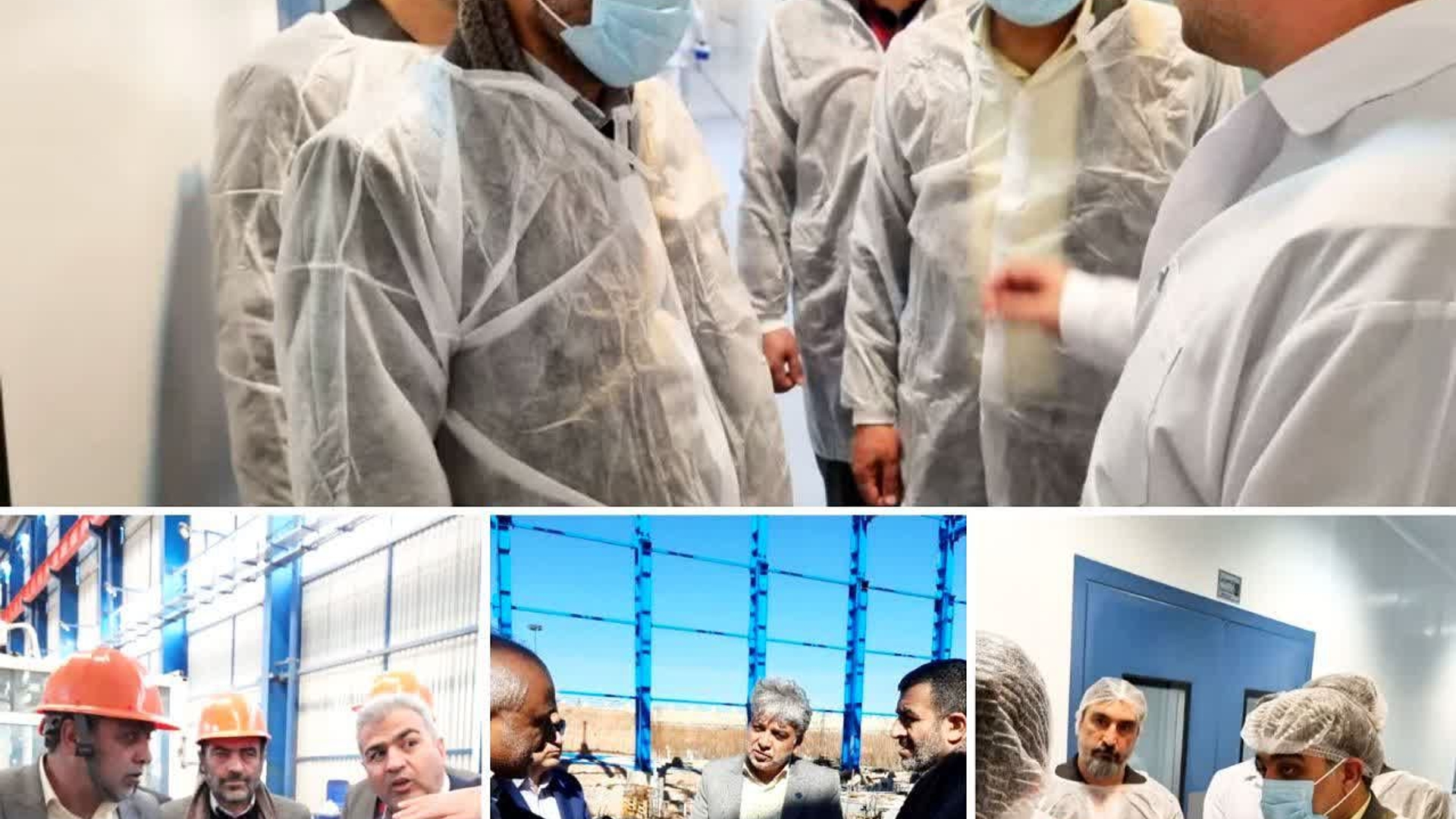 بازدید فرماندار از شرکت فولاد دشستان و نشاط دارو