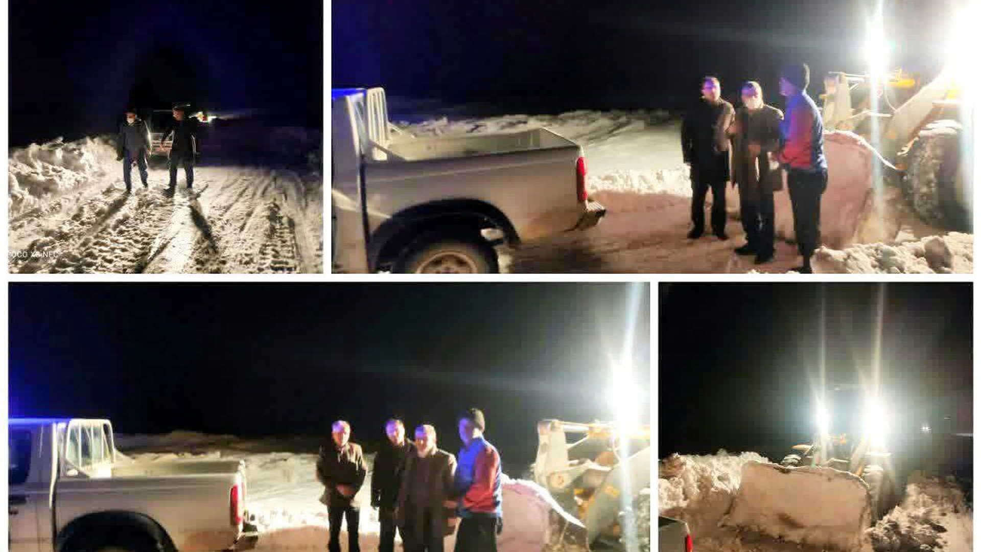 بازدید فرماندار از محور های مواصلاتی بخش خرقان