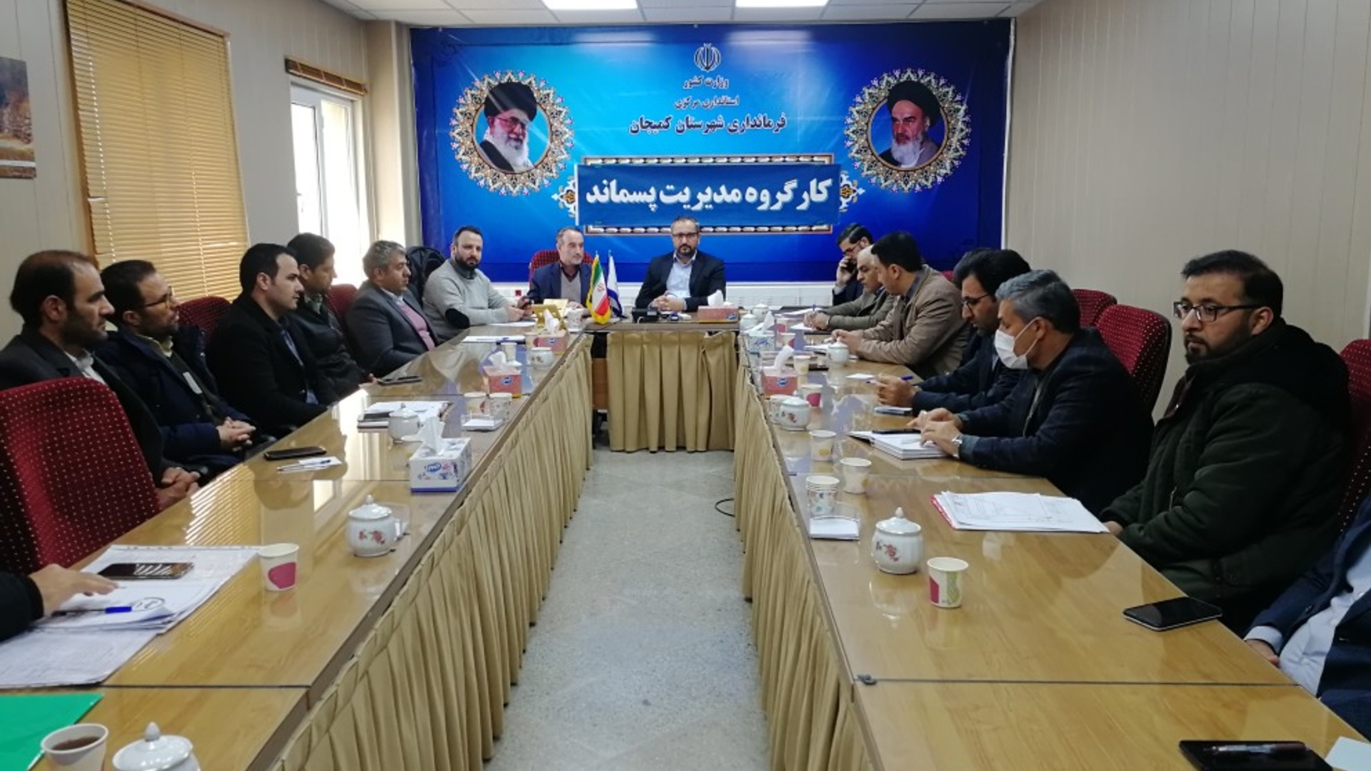 جلسه کارگروه مدیریت پسماند شهرستان کمیجان برگزار گردید