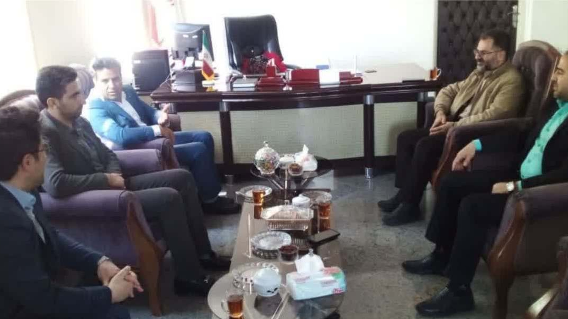 دیدار معاون مدیرکل بنیادشهید و امورایثارگران استان مرکزی با فرماندارشهرستان خنداب