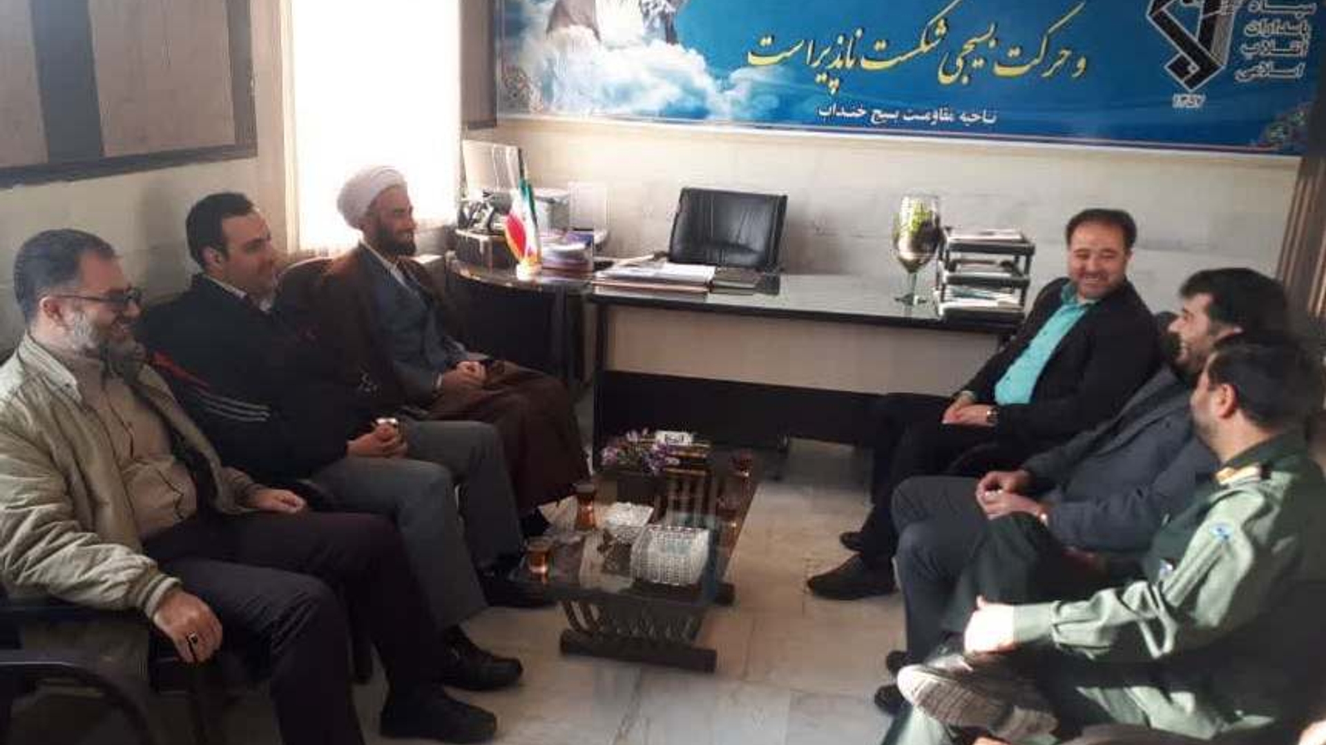 "بازدید فرماندار از ناحیه مقاومت بسیج شهرستان"