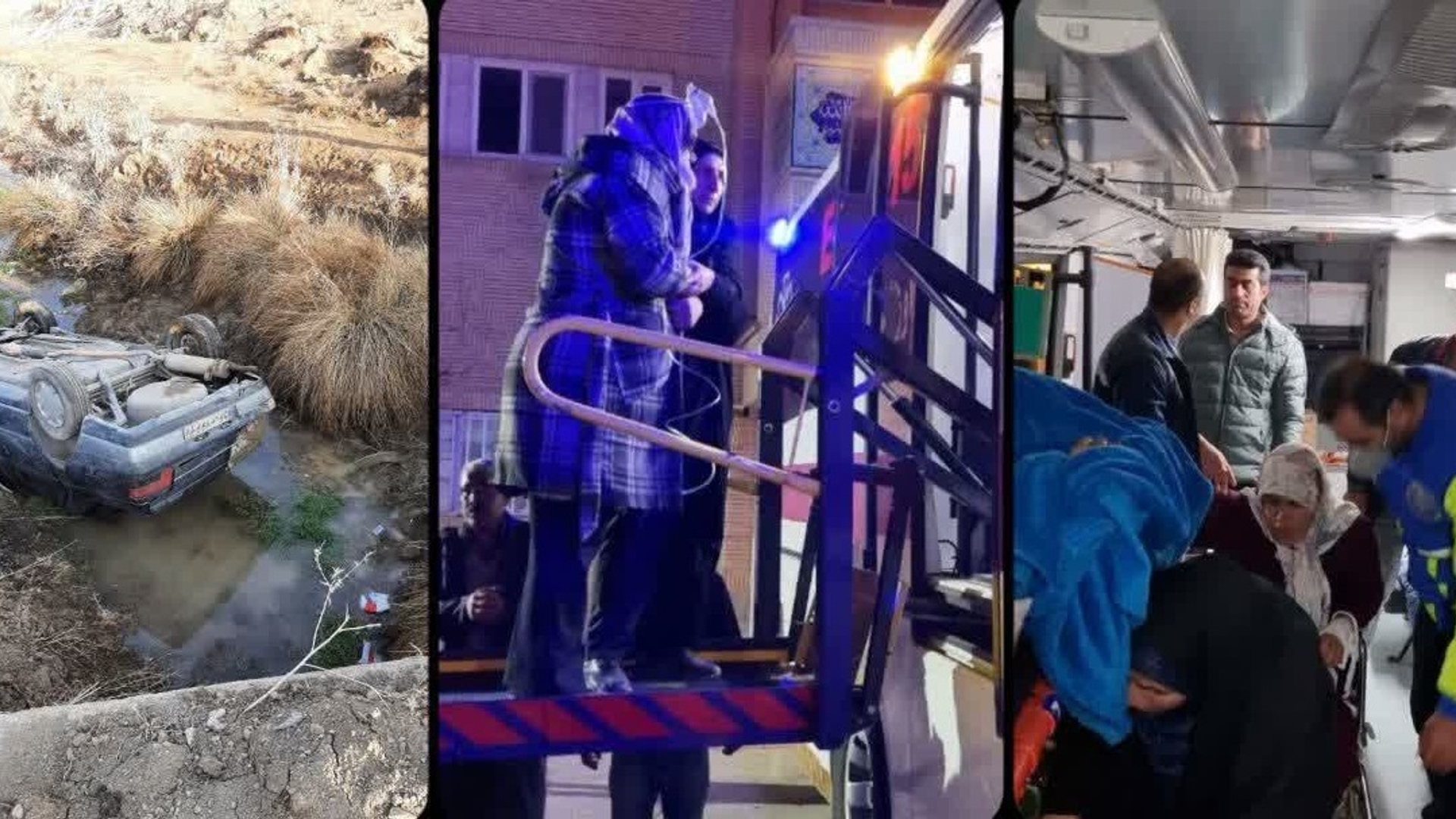 واژگونی پژو ۴۰۵ با ۸ مصدوم در محور خنداب- میلاجرد