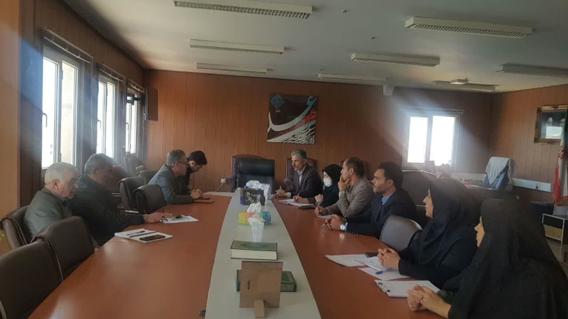 جلسه برنامه ریزی هفته منابع طبیعی شهرستان تفرش بریاست سعید مویدی معاون فرماندار و با حضور اعضا در محل فرمانداری تشکیل و برگزار شد.