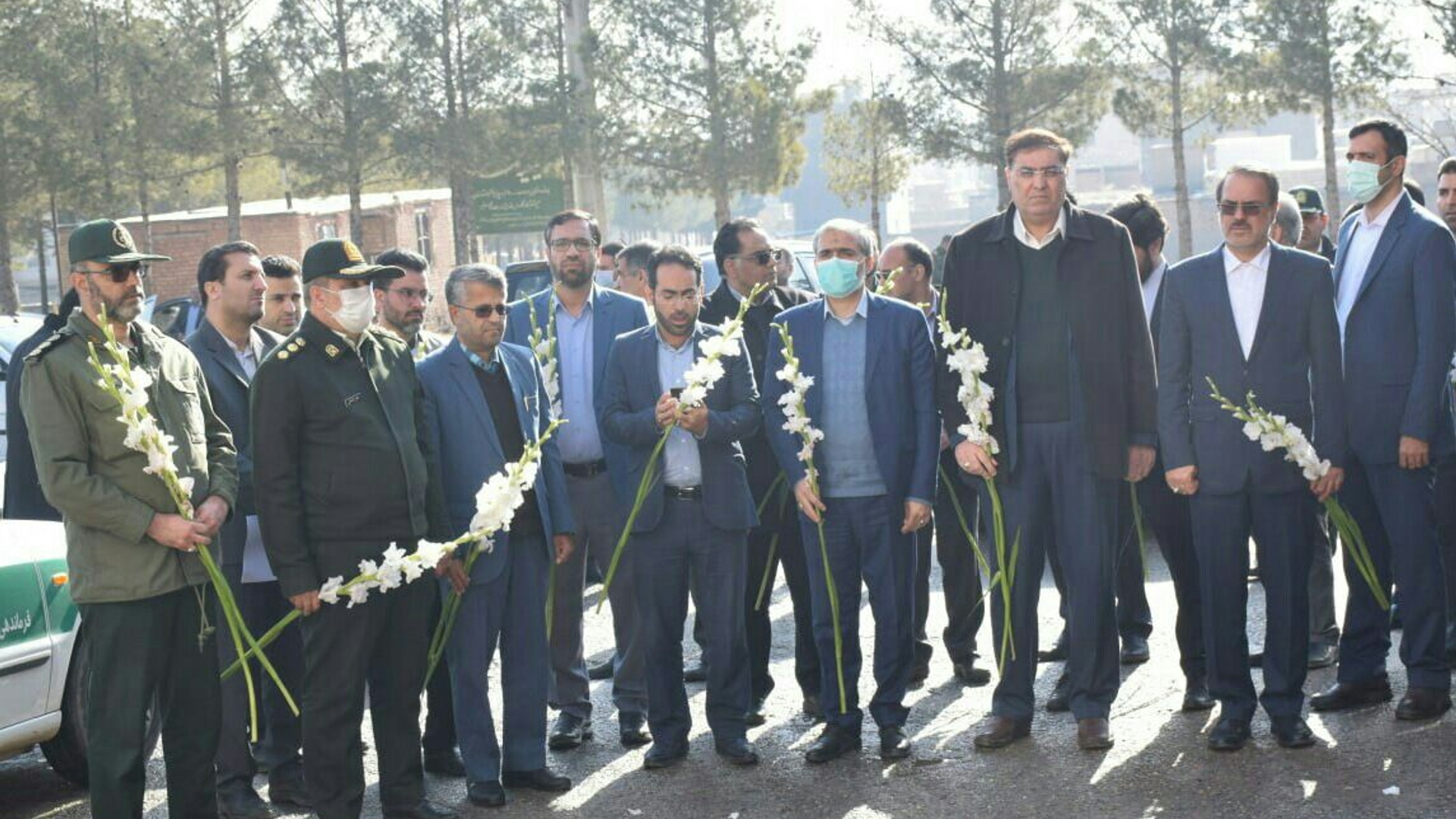 مراسم گلباران قبور مطهر شهدا با حضور رییس سازمان بازرسی کل کشور