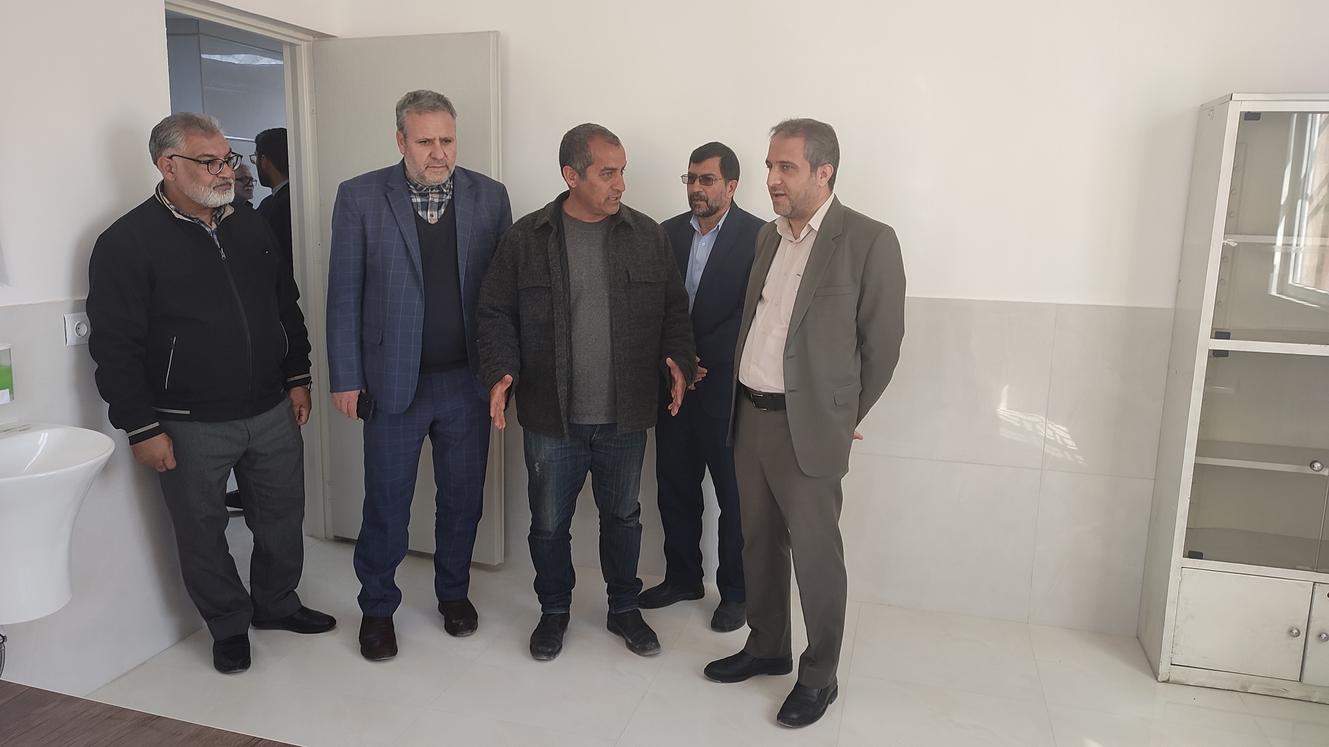 بازدید از مرکز جامع سلامت در روستای نور علیبیک