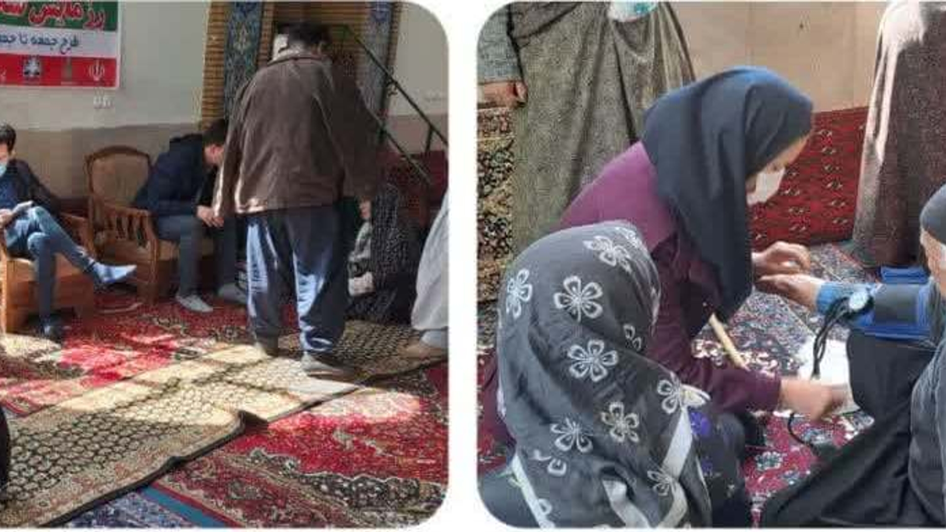 بازدید فرماندار خنداب از اجرای رزمایش سلامت (طرح جمعه تا جمعه) در روستای شهید