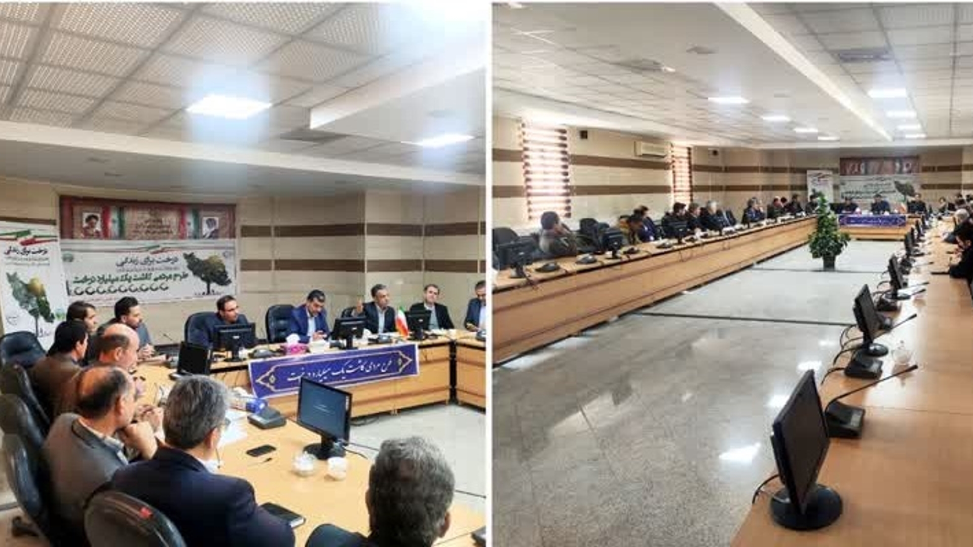 جلسه طرح توزیع نهال در هفته منابع طبیعی