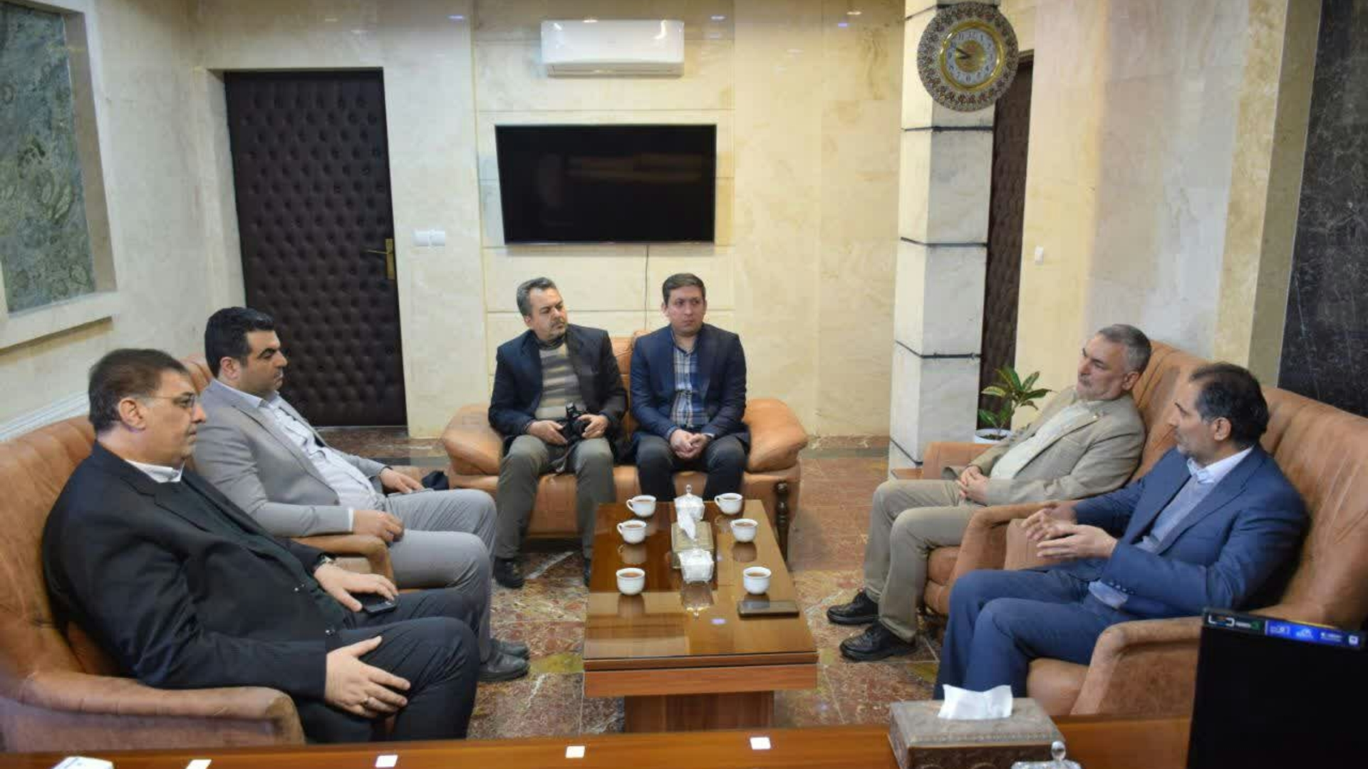 آیین تکریم و معارفه سرپرست اداره مخابرات شهرستان محلات