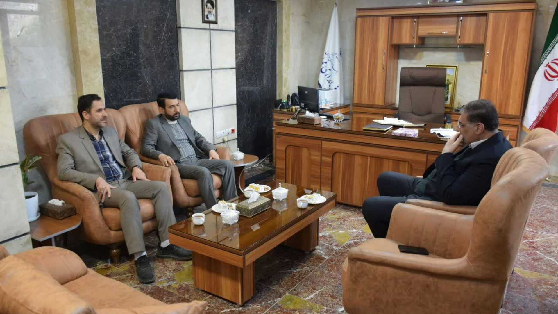 دیدار مدیرکل فرهنگ و ارشاد اسلامی استان مرکزی با فرماندار شهرستان محلات