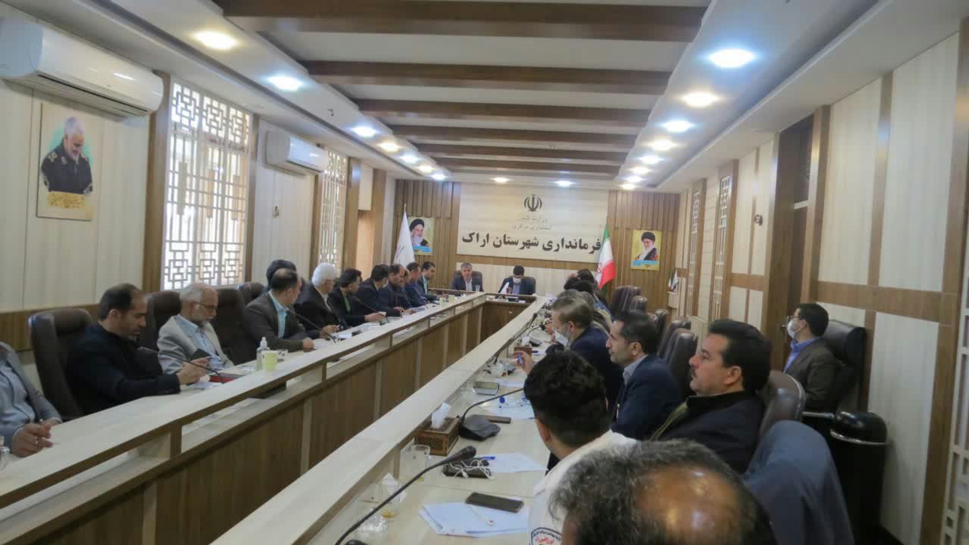 ❇️🔻برگزاری جلسه ستادتسهیل  خدمات سفر شهرستان اراک