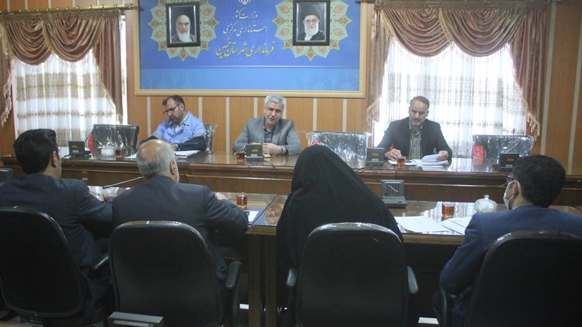 سومین جلسه هماهنگی ستاد خدمات سفر شهرستان خمین برگزار شد