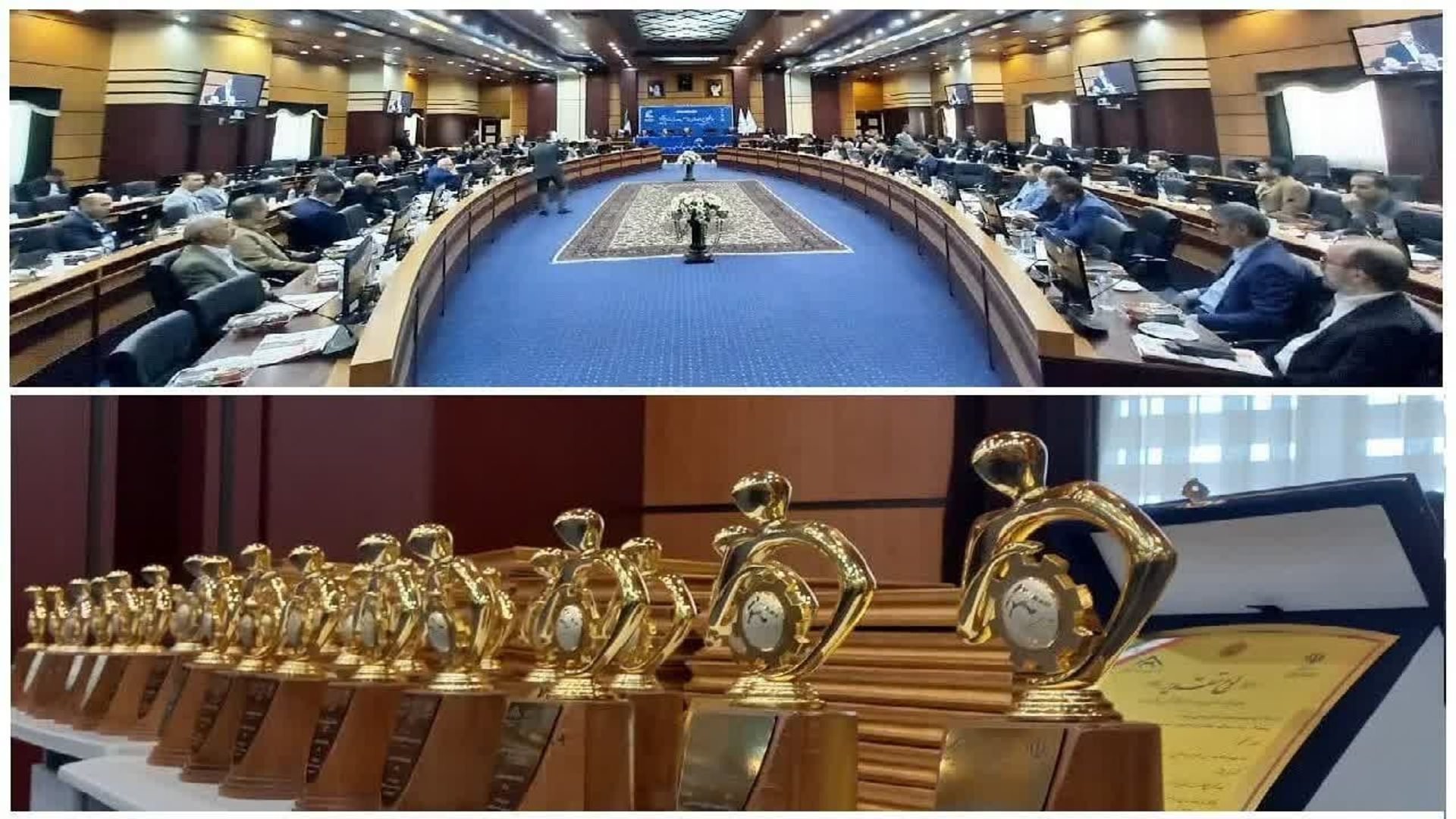 تجلیل از صنعت کاران نمونه استان مرکزی 

 در آخرین جلسه شورای گفتگوی دولت و بخش خصوصی در استان  که با حضور استاندار و معاون هماهنگی امور اقتصادی و توسعه منطقه ای استاندار تشکیل شد، از شرکت‌های نمونه صنعتی استان مرکزی و فعالان این شورا تجلیل شد.
 
مخلص الائمه استاندار مرکزی در این جلسه از کسب رتبه نخست کشور توسط استان مرکزی، دراحیای واحد‌های صنعتی تعطیل و نیمه تعطیل و در بهبود فضای کسب و کار خبر داد.

 پنج شنبه ۲۵ اسفند ماه ۱۴۰۱