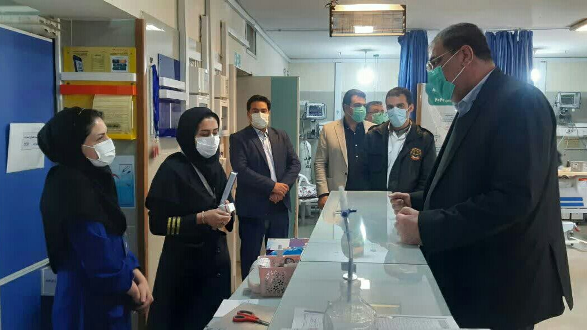 بررسی میدانی بیمارستان امام خمینی (ره)