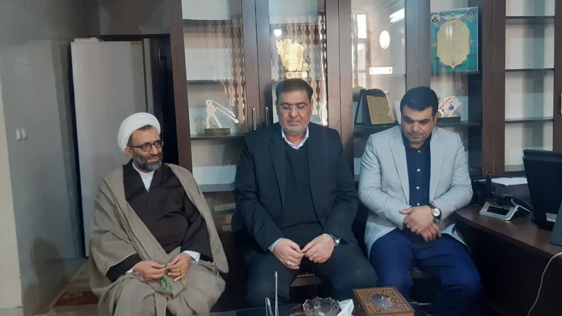 دیدار نوروزی مهندس ساعدی فرماندار شهرستان محلات با دکتر سلیمی نماینده مردم محلات و دلیجان در مجلس شورای اسلامی