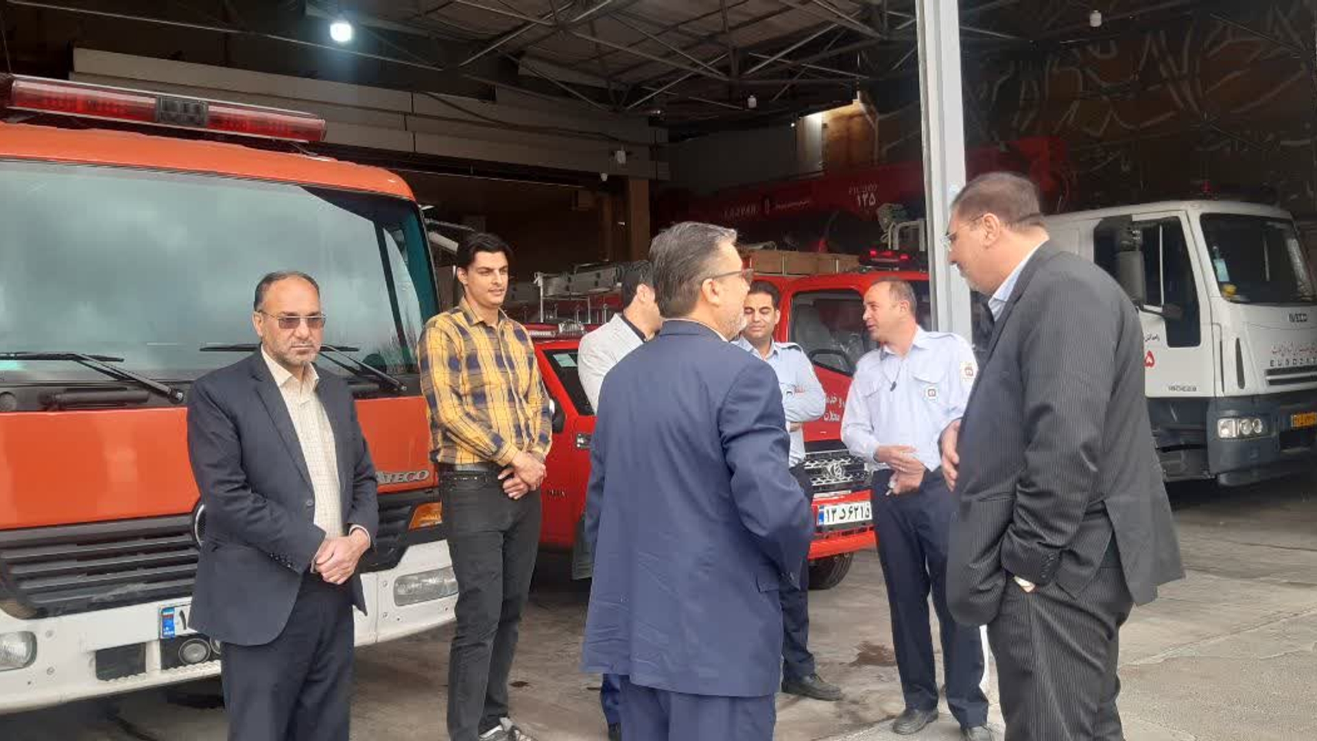 بررسی میدانی ایستگاه آتشنشانی